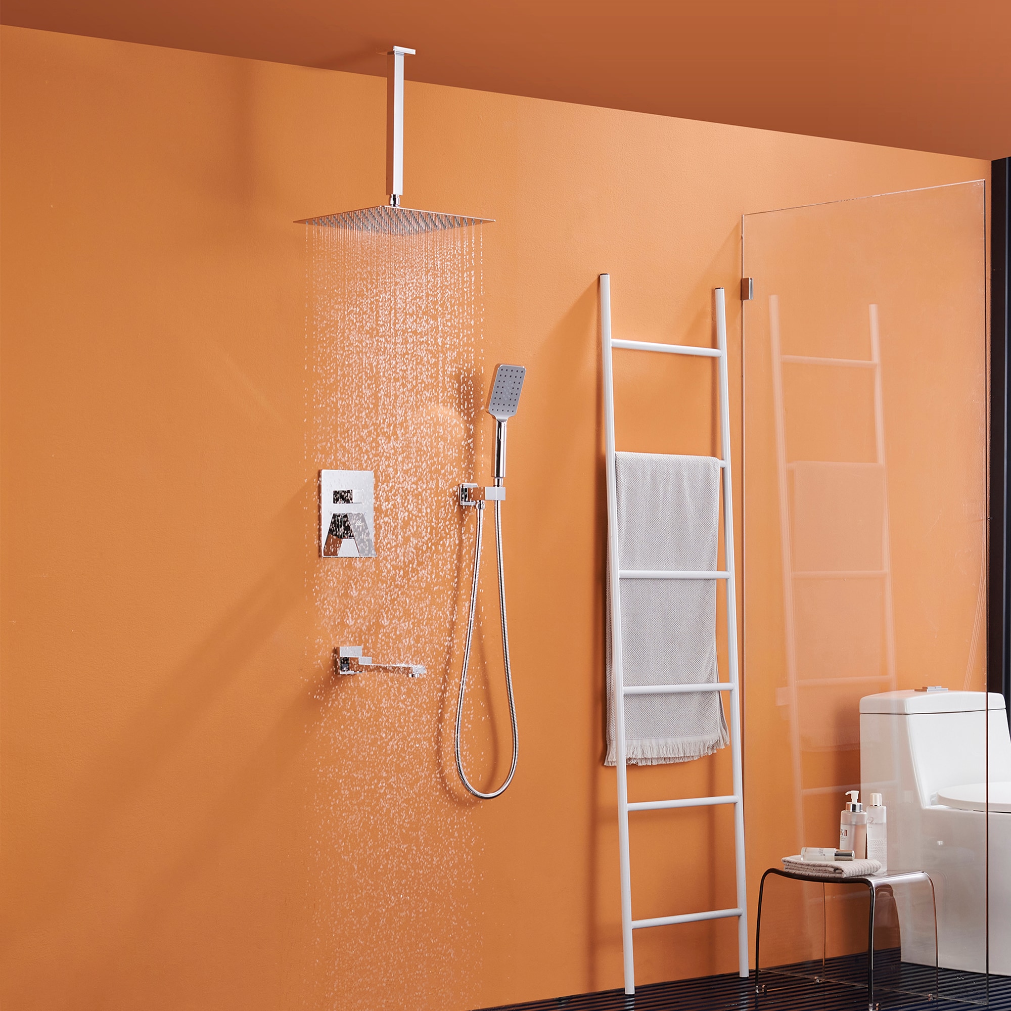 Clihome CL-013MB-SL Showerhead-Bar-Panels - View #3
