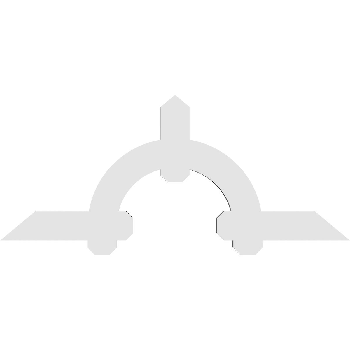 Ekena Millwork GBP048X20X0204ERI00 Exterior-Brackets-Braces - View #4