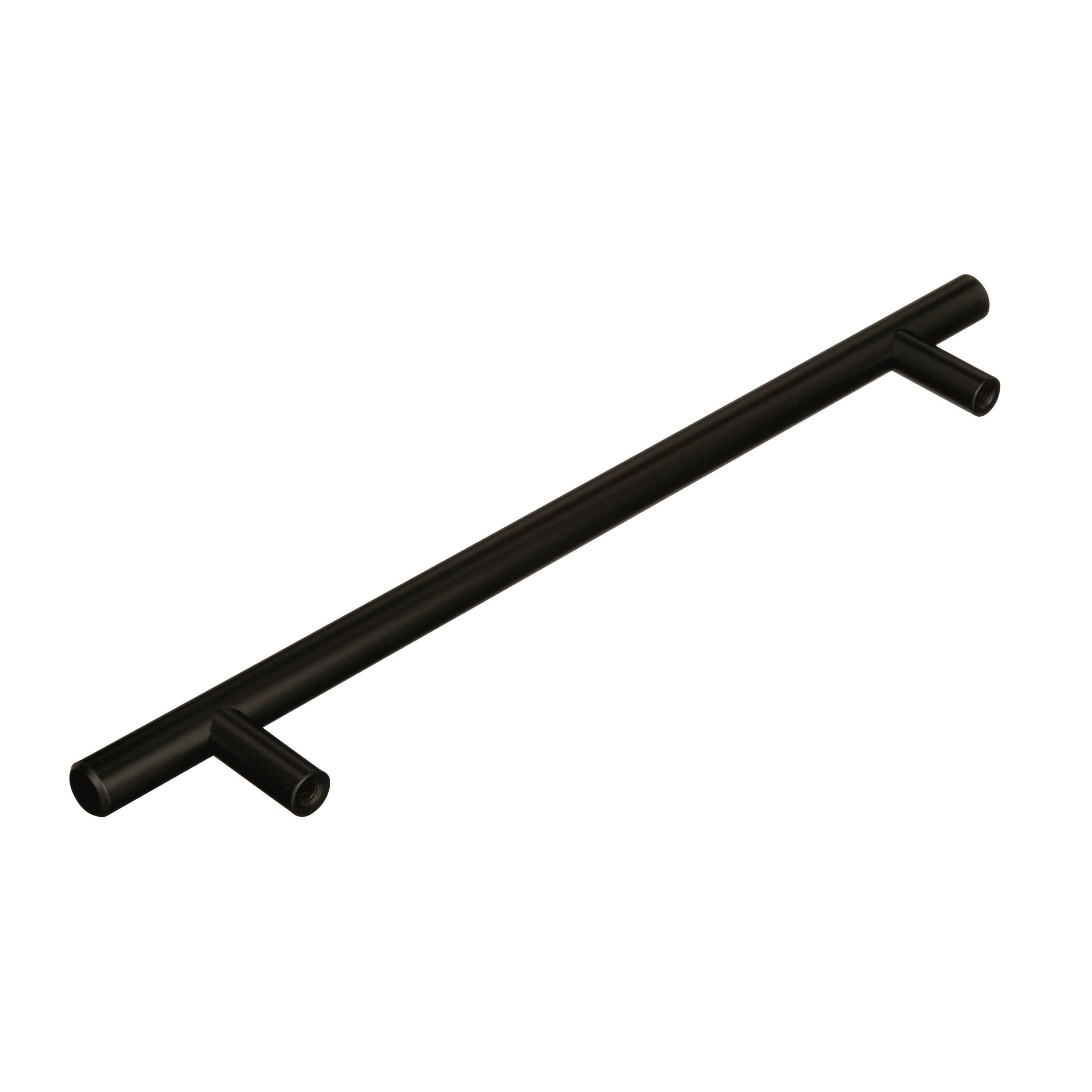 Amerock Bar Pulls 7-9/16-in Center to Center Black Bronze Cylindrical Bar  Drawer Pulls in the Drawer Pulls department at