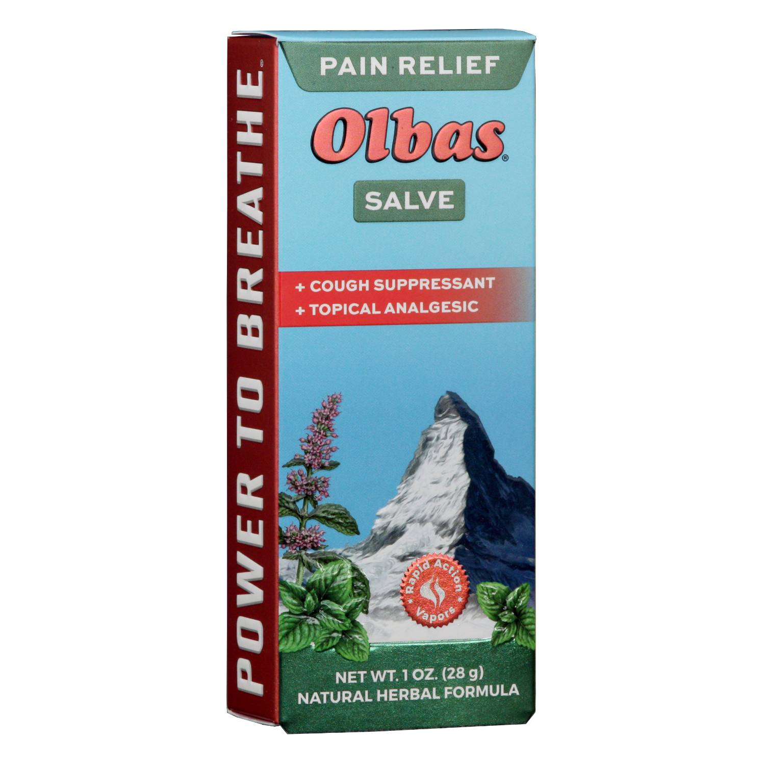 Lehman's Olbas Analgesic Salve with Menthol for Pain or Cough Relief - 1 Ounce
