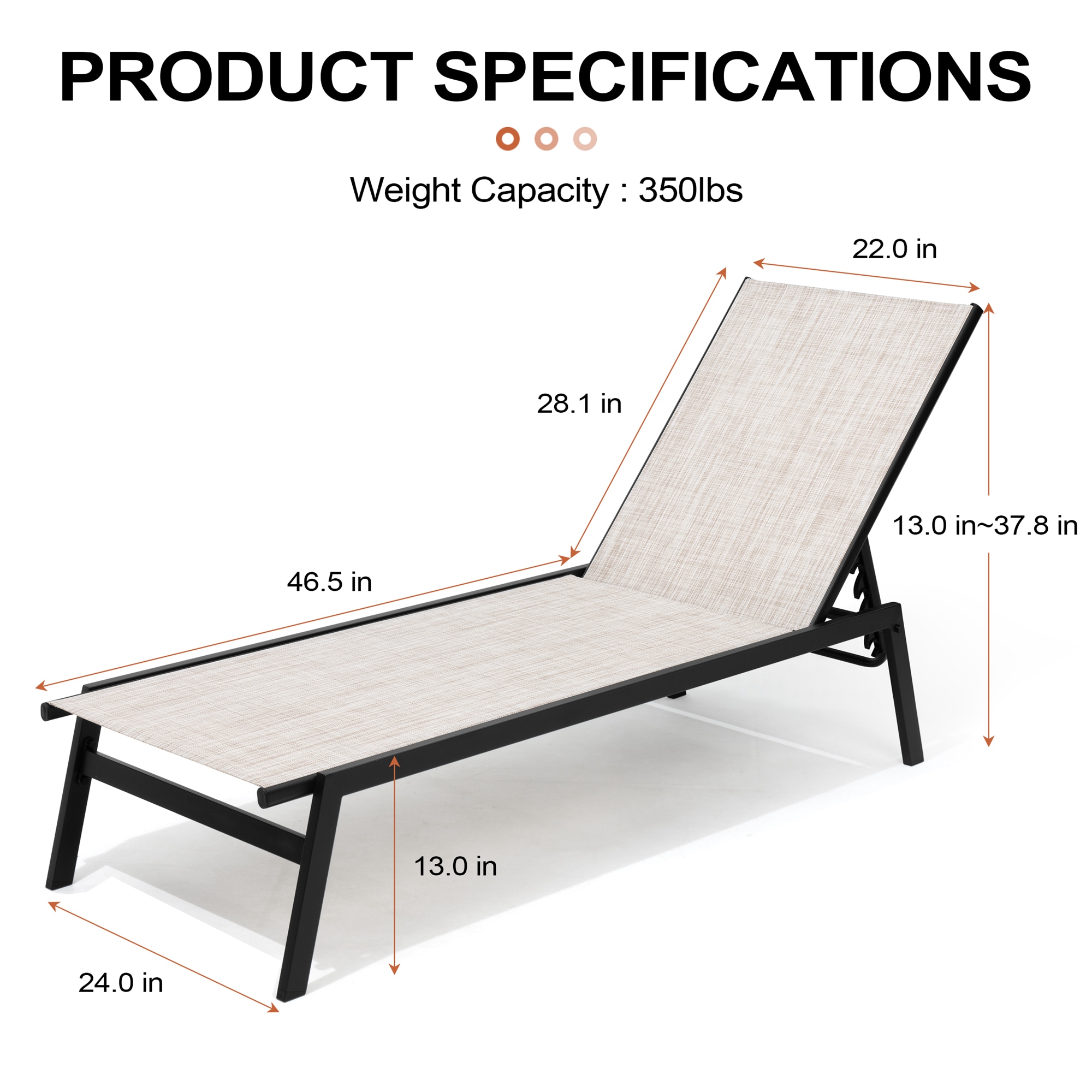Crestlive Products CL-LG030BEI-2 Patio-Chairs - View #2