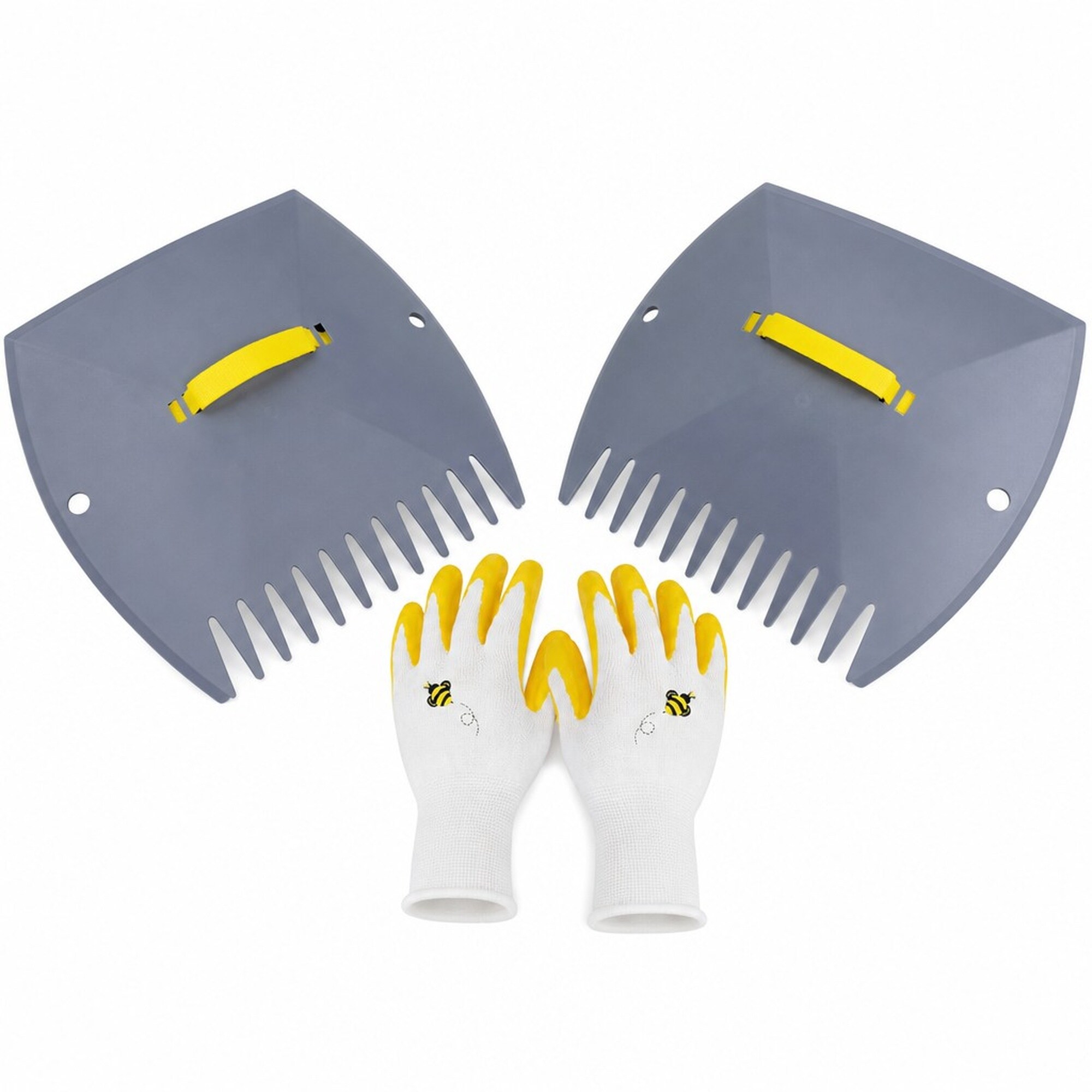 Numhew - 14.7in L x 11.6in W 1-Pack Gray Leaf Scoops and Claws