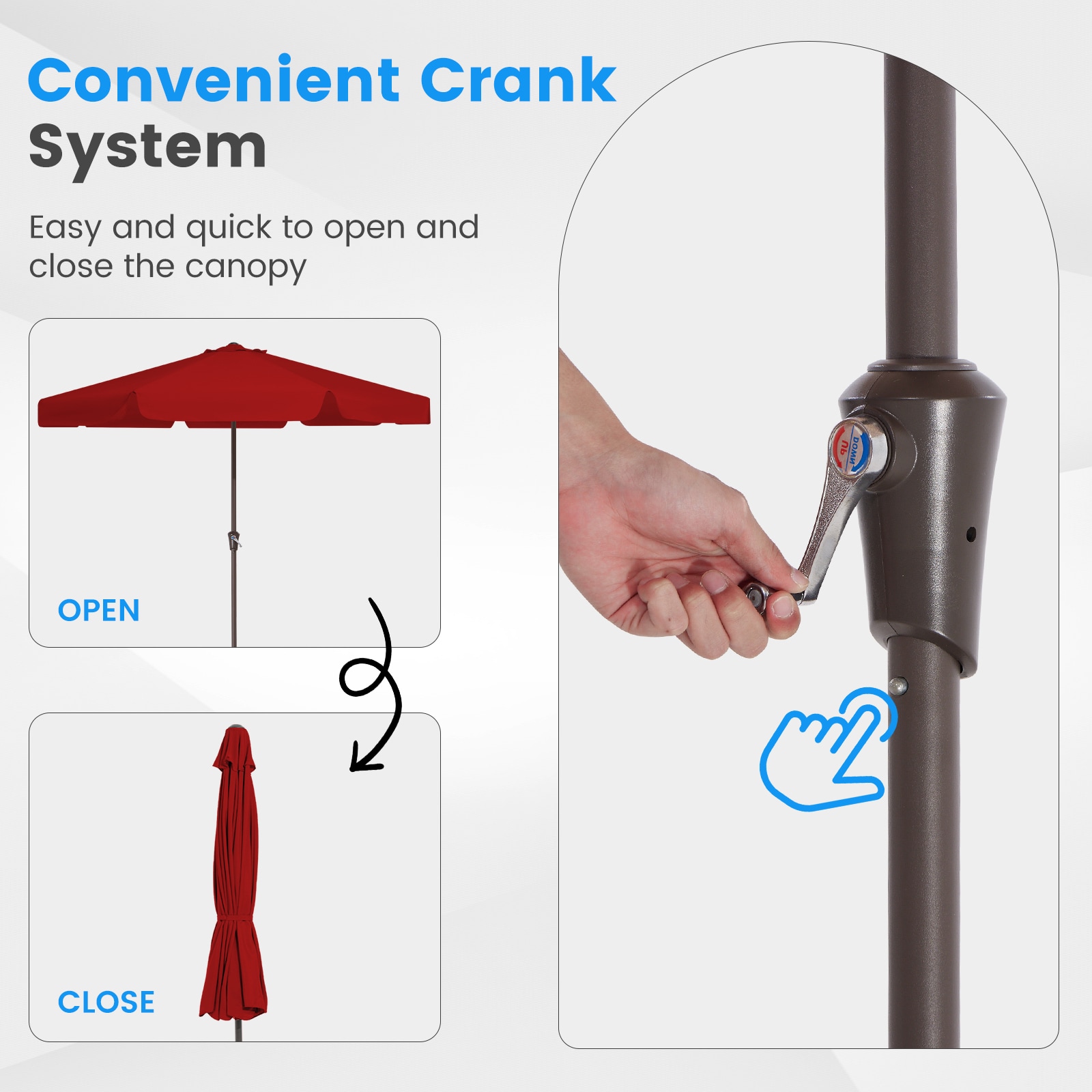 Serwall CB-11RD-SR Umbrellas-2 - View #6