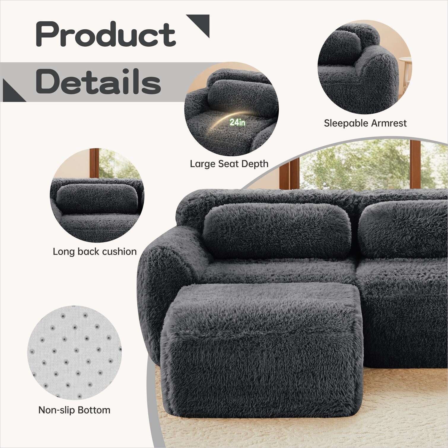 SUNCREAT YMLMZ33DLU98 Sofas-Loveseats - View #10