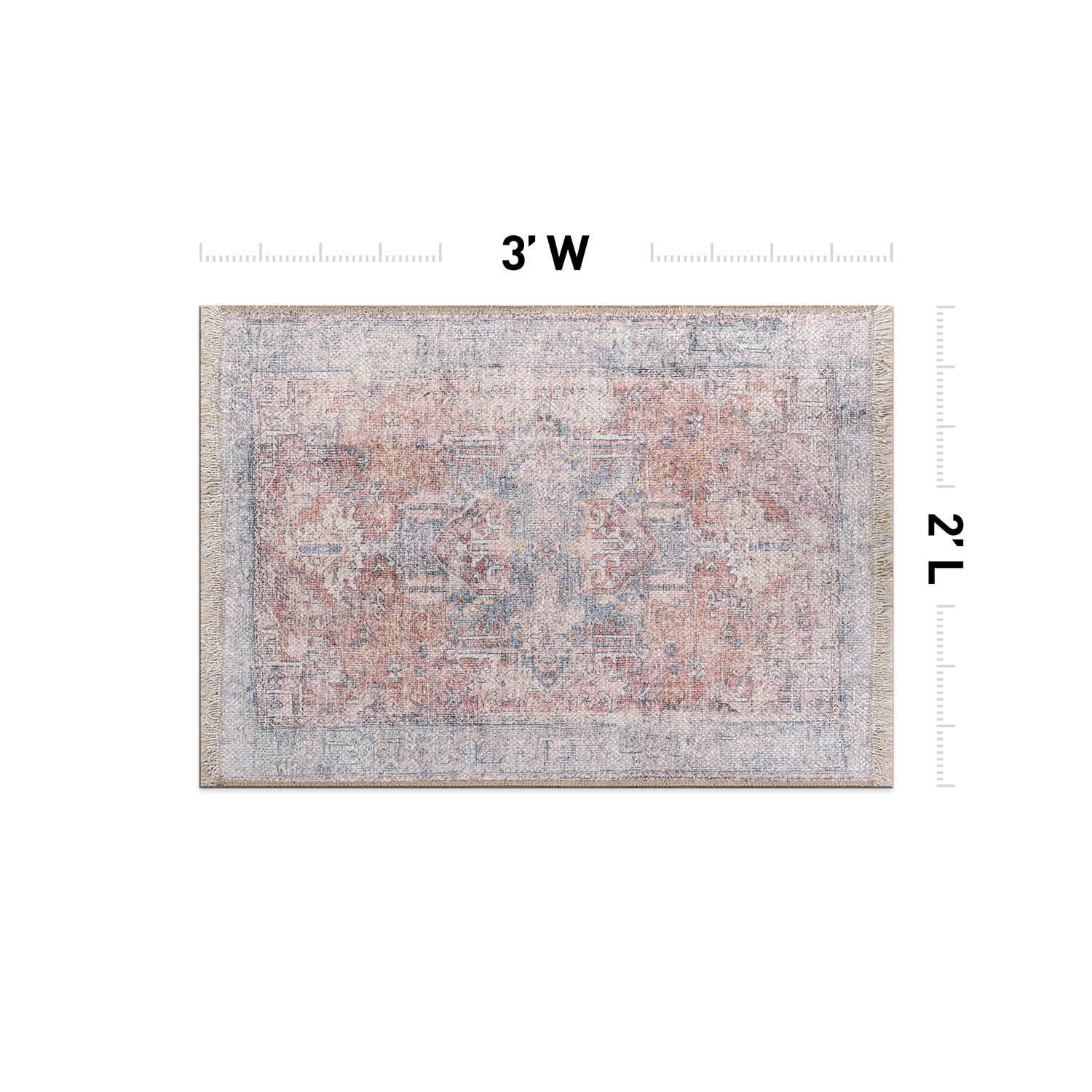 World Rug Gallery 6039RUST2X3 rugs - View #6