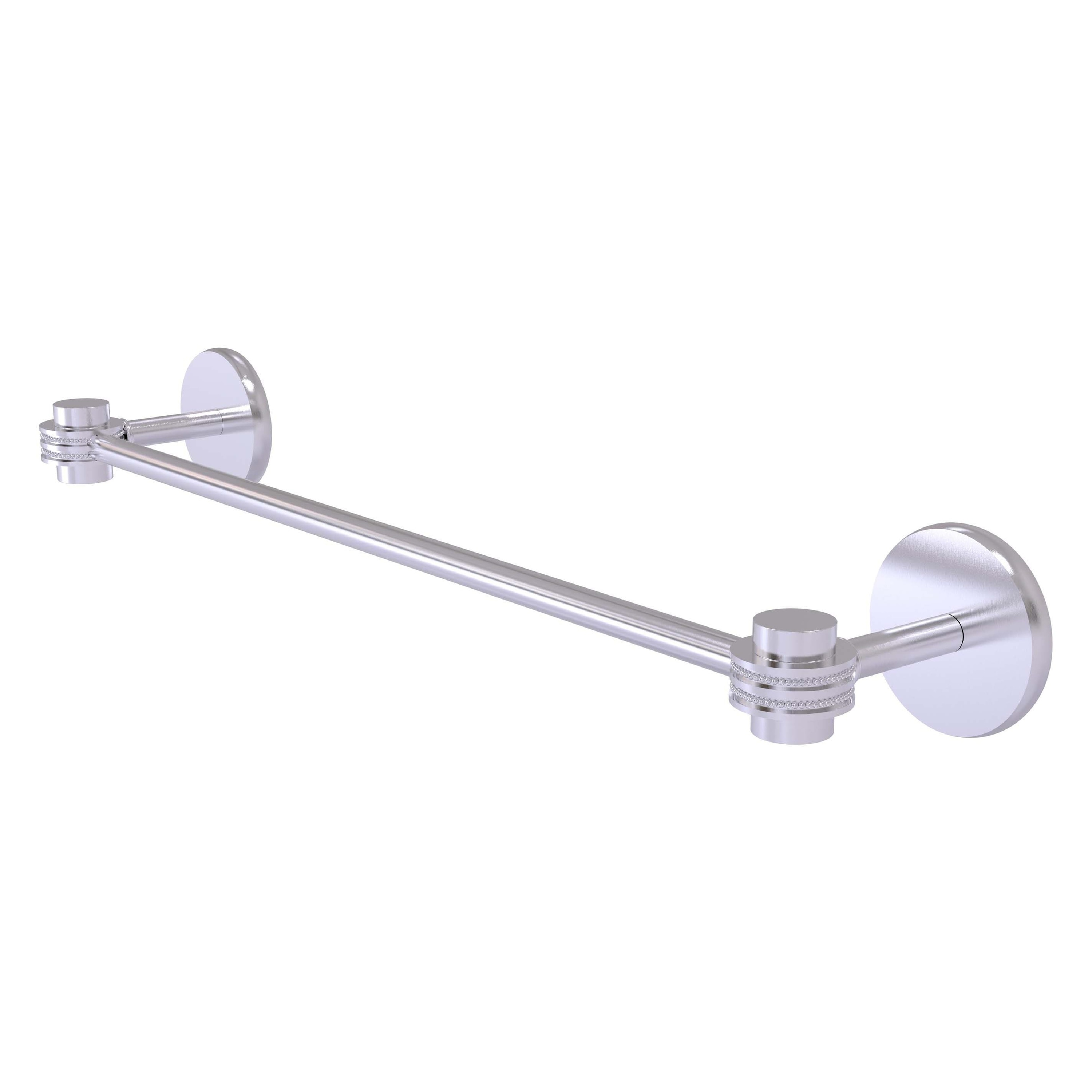 Allied Brass 7131D/30-SCH Satellite Orbit One 30-in Satin Chrome Wall mount Single Towel Bar