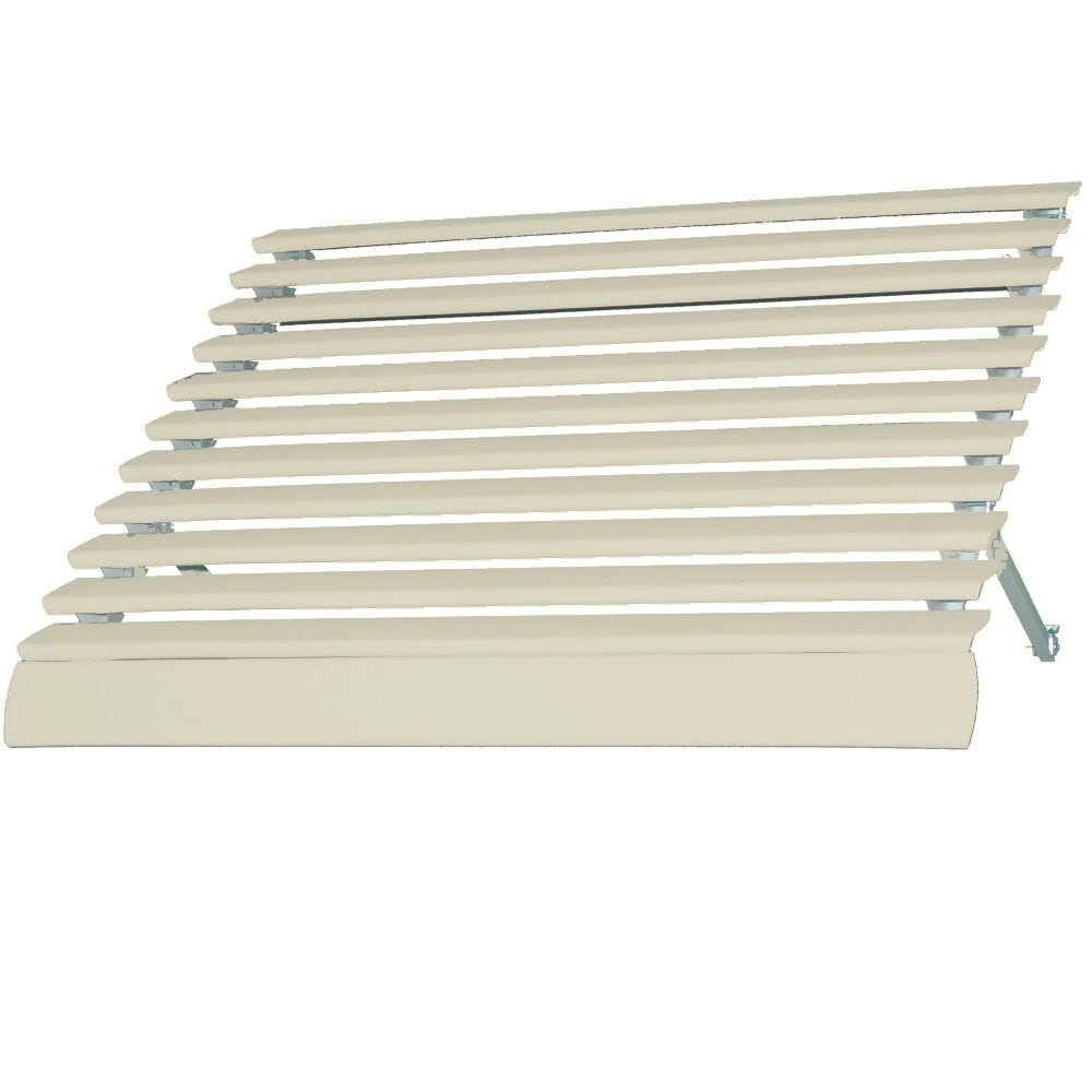 Americana Building Products AVU2966K Aluma Vue 66-in Wide x 28.75-in Projection Wicker Solid Fixed Window Awning