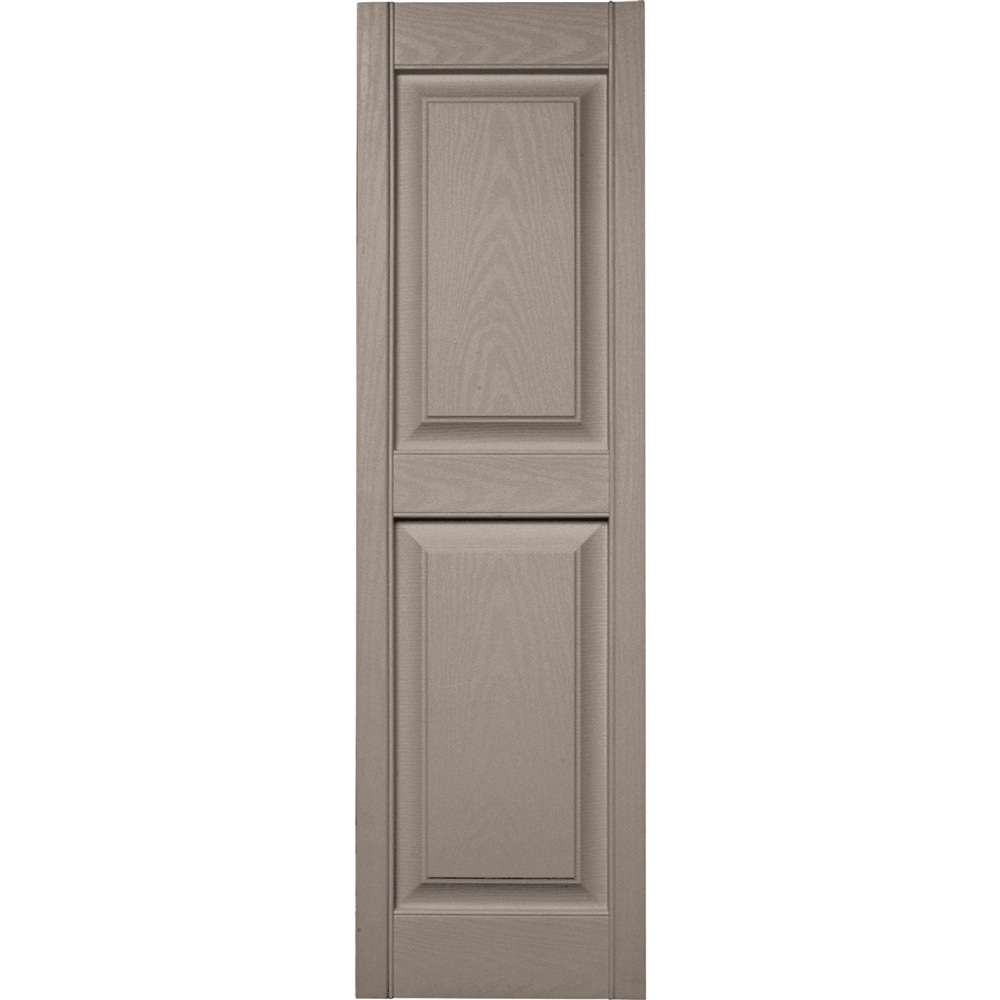Vantage V4711451008 14.875-in W x 50.875-in H Clay Raised panel Exterior Shutters ( 1 -Pack )