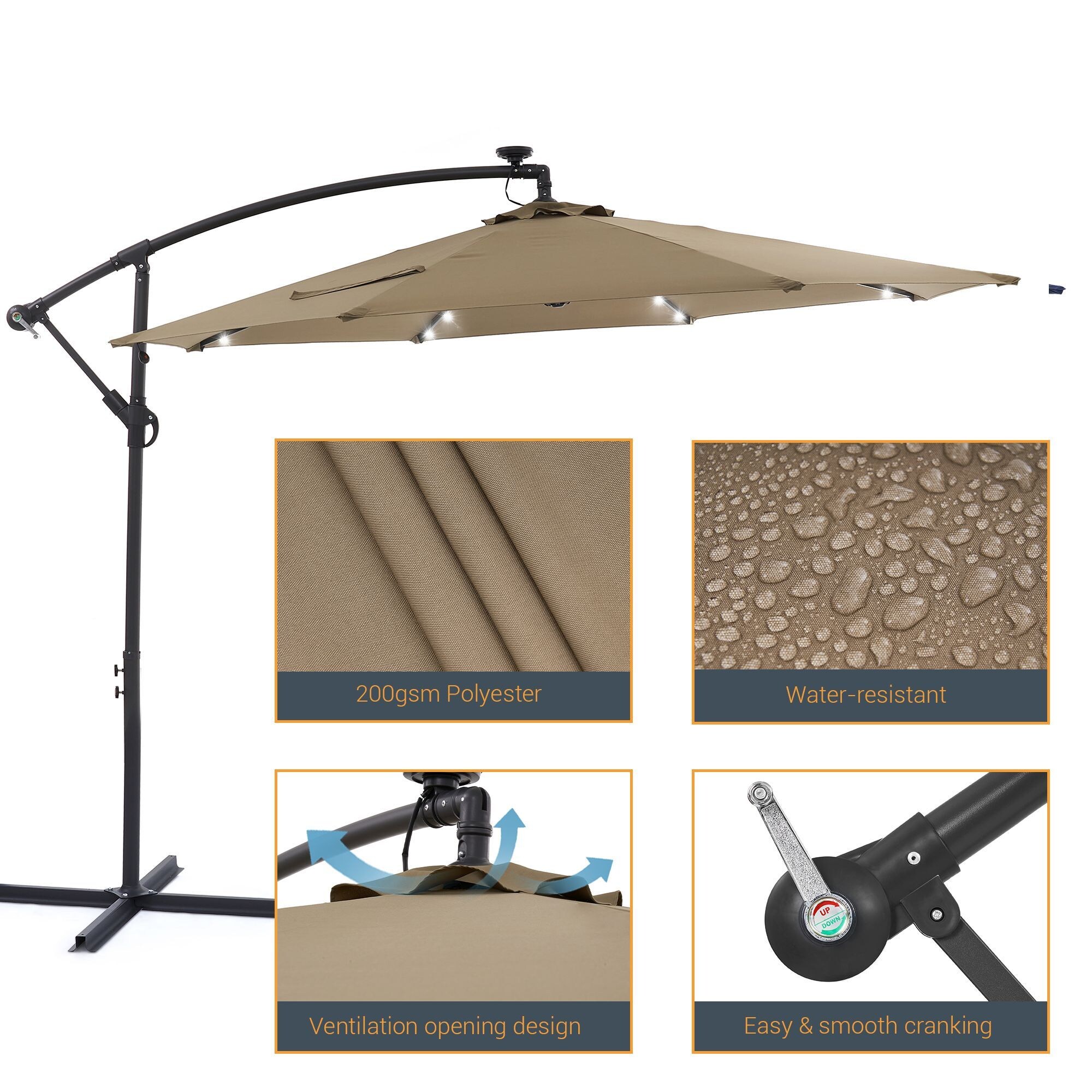 Sonkuki SD-R10K-LED Umbrellas-2 - View #3