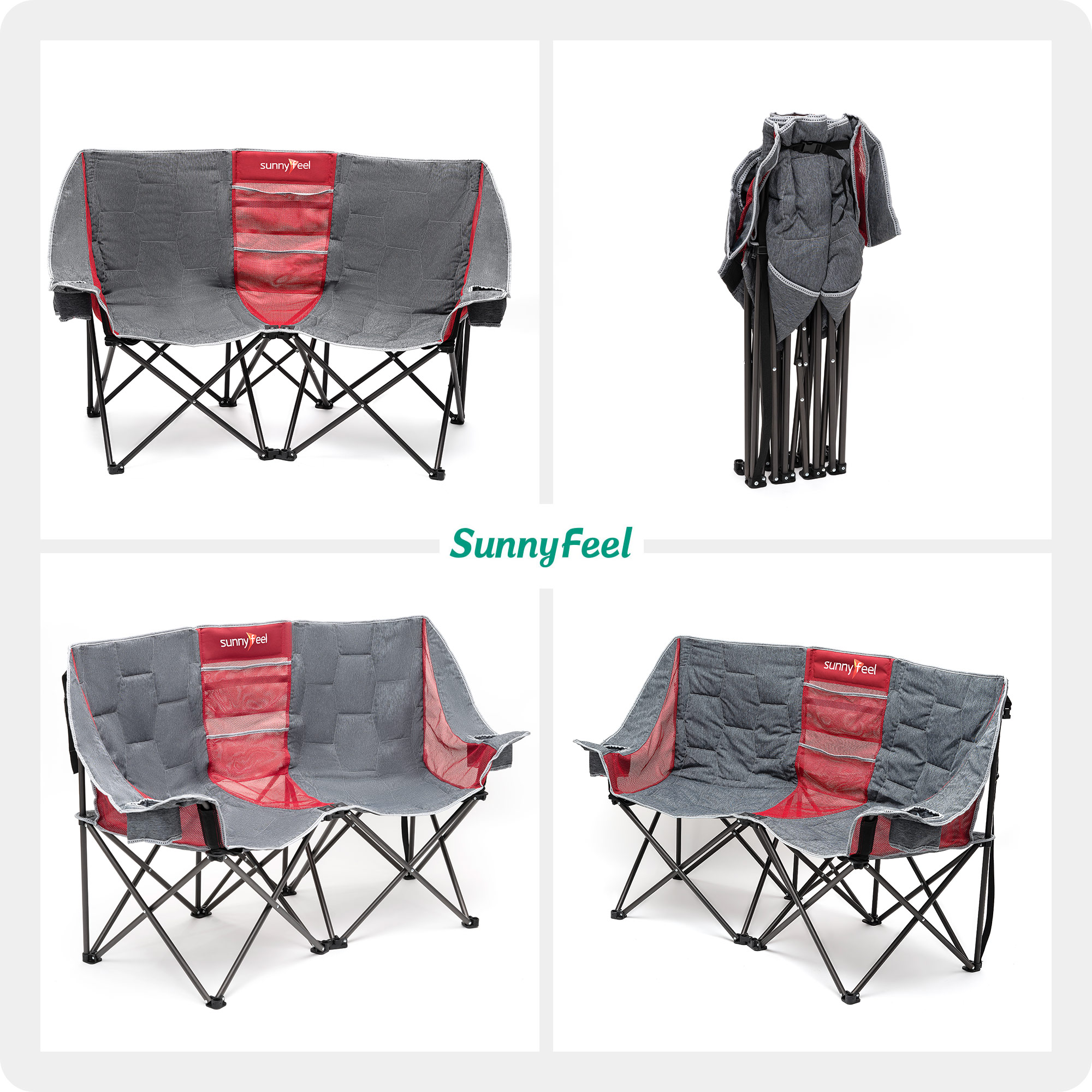 Clihome CL-CCAC2404XGY1 Beach-Camping-Chairs - View #7