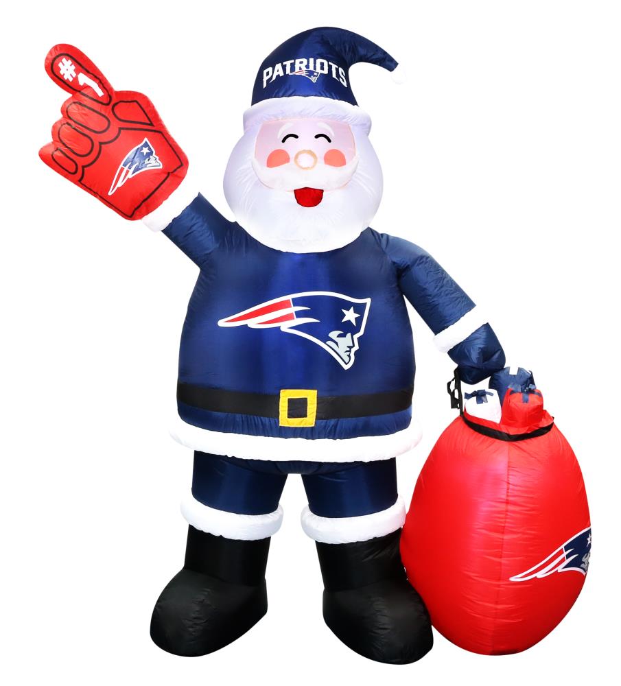 New England Patriots Holiday Ball Ornaments 12-Pack