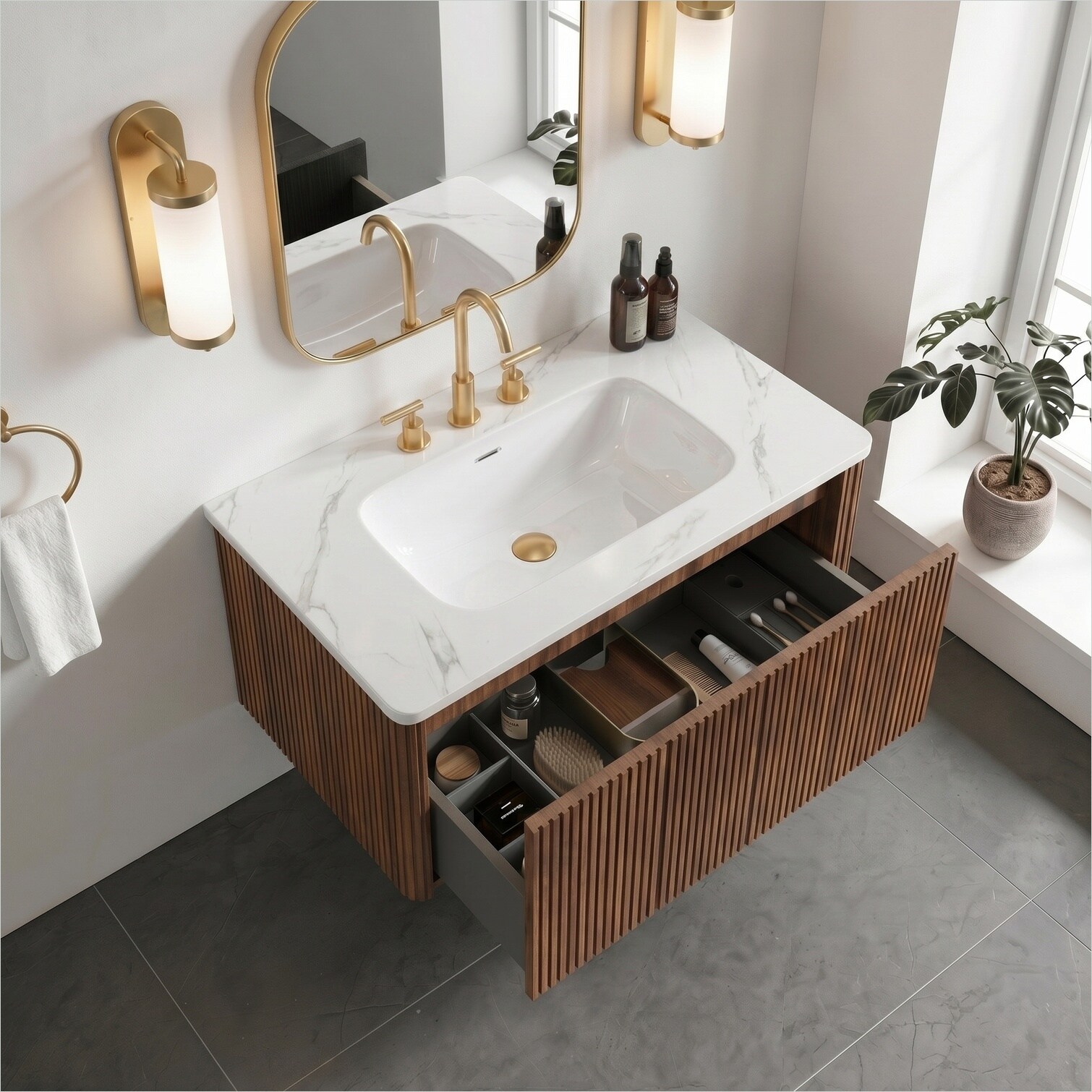SunJet UDLRTRQ1XHOS Bath-Vanity-Combo - View #3