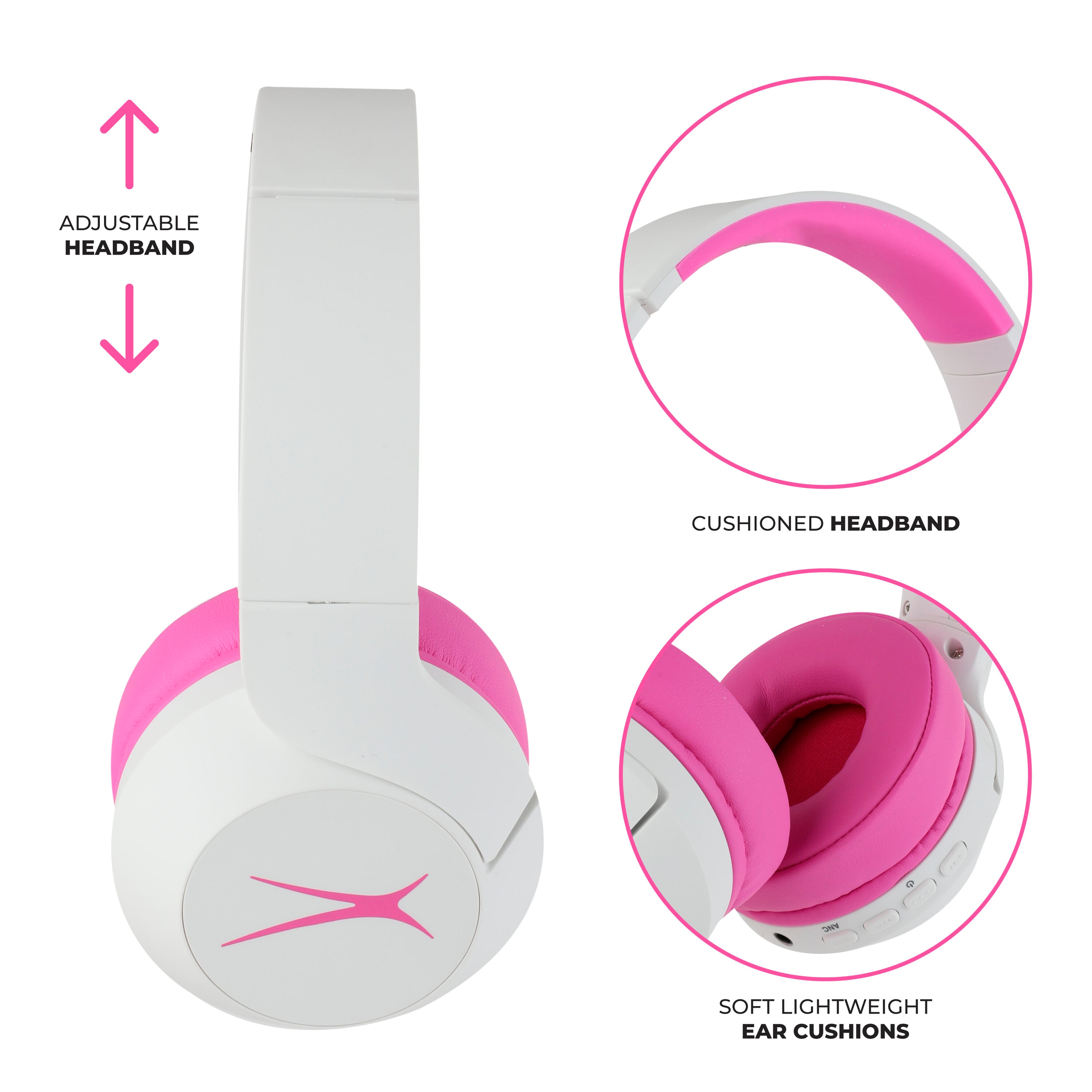 Altec Lansing MZX4500-WOPNK headphones - View #3