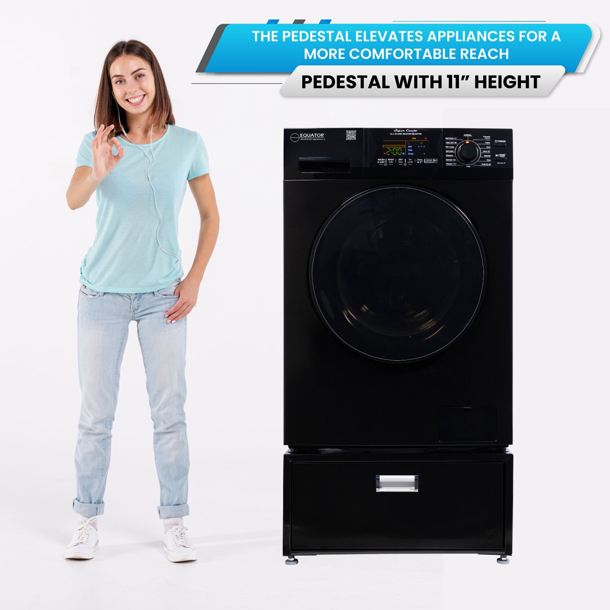 Equator Advanced Appliances EZ 4600 B + PDL 4455 Combination-Washers-Dryers - View #12