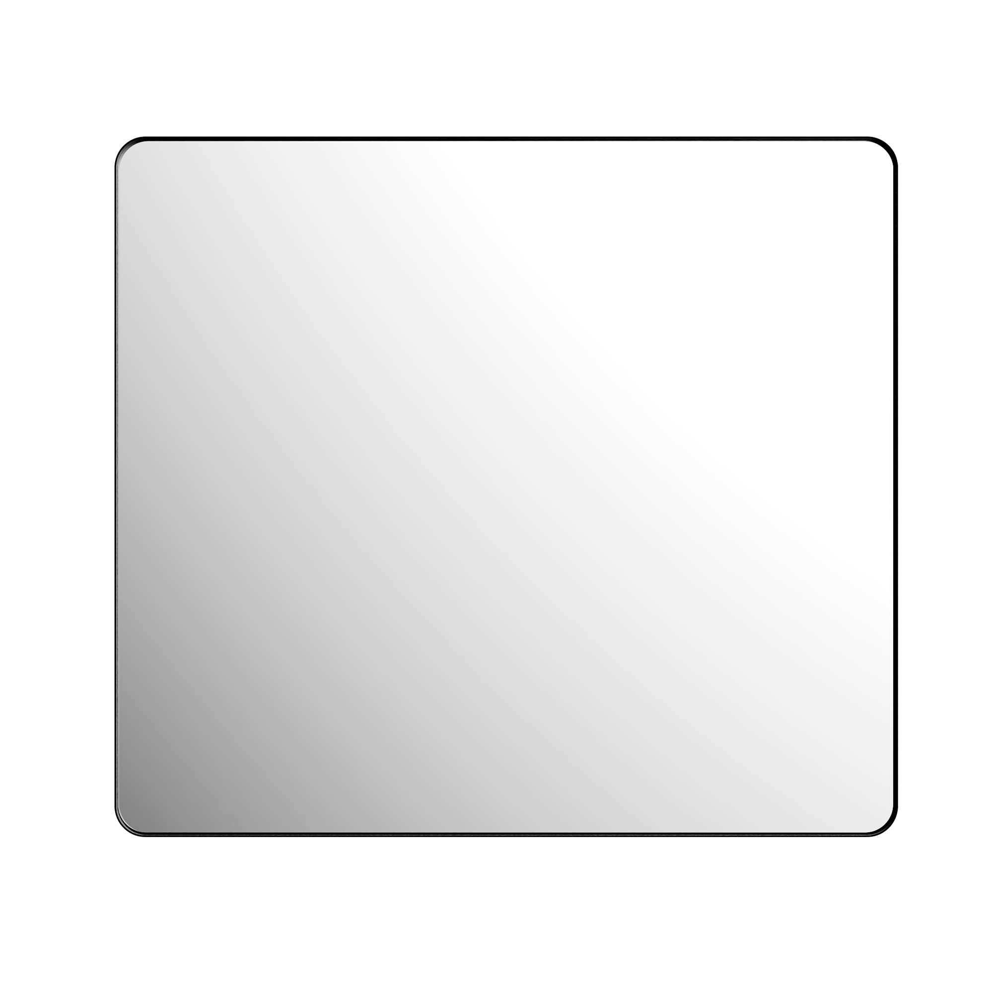 Vanityfus 40-in W 30-in H Black Framed Bathroom Mirror - Rounded Corners #VF30BM4030V18MB