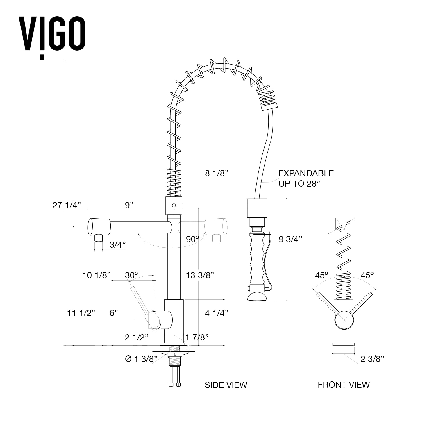 VIGO VG02007MBK2 Kitchen-Faucets - View #9