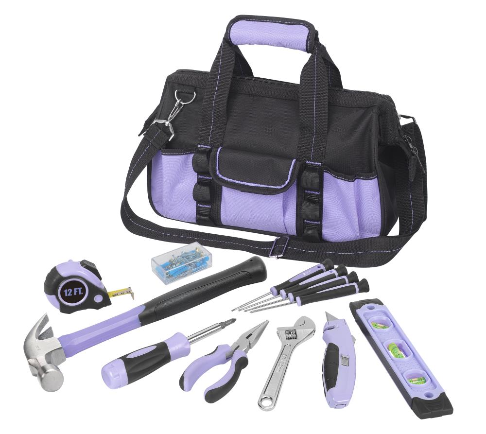 GeeksHive: IIT 89808 Ladies Lavender 9 Piece Tool Set with Zippered Case -  Tool Sets - Industrial Hand Tools - Industrial Power & Hand Tools -  Industrial & Scientific