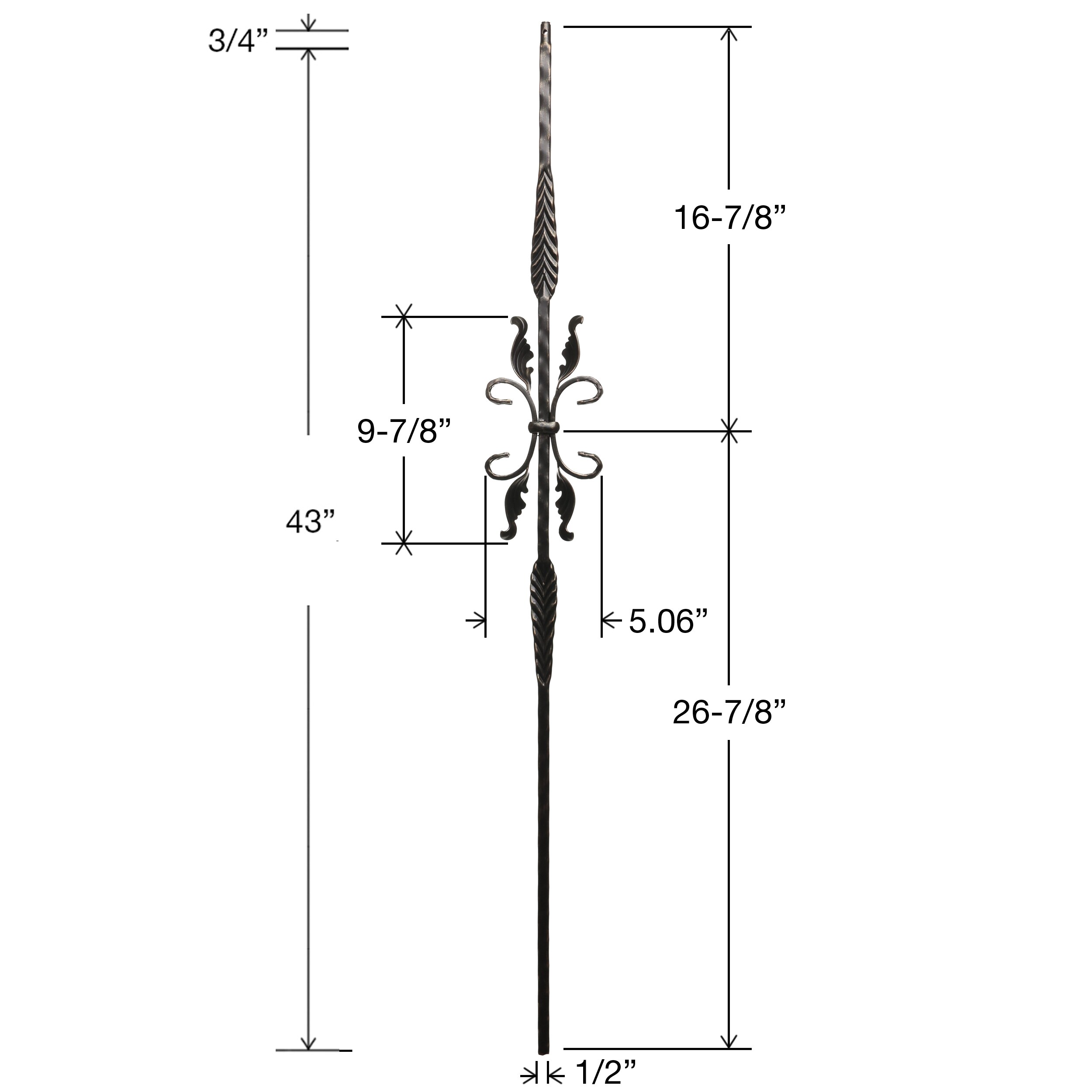 RELIABILT WGT24RB Interior-Stairpart-Balusters - View #5