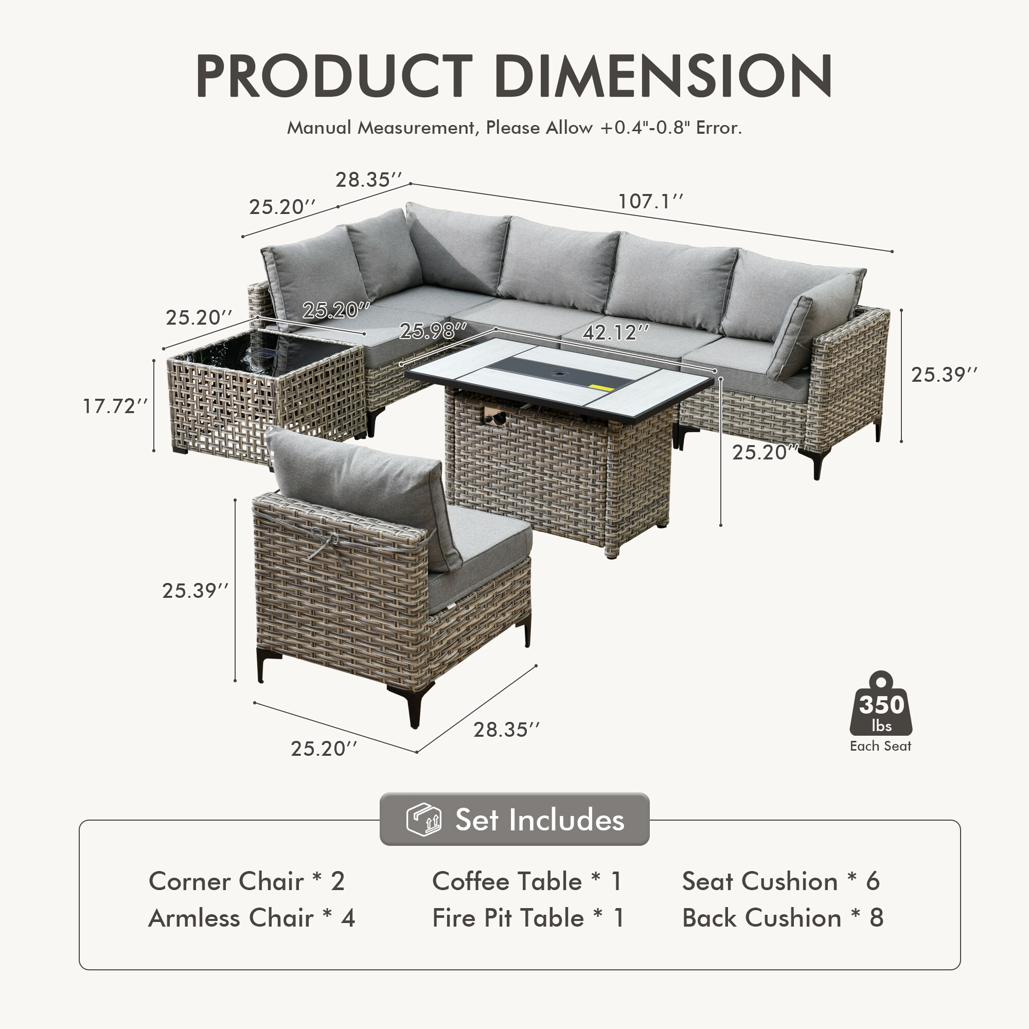 ALTRIGUS 6L-CFP-SKT208-AL Patio-Conversation-Sets - View #3