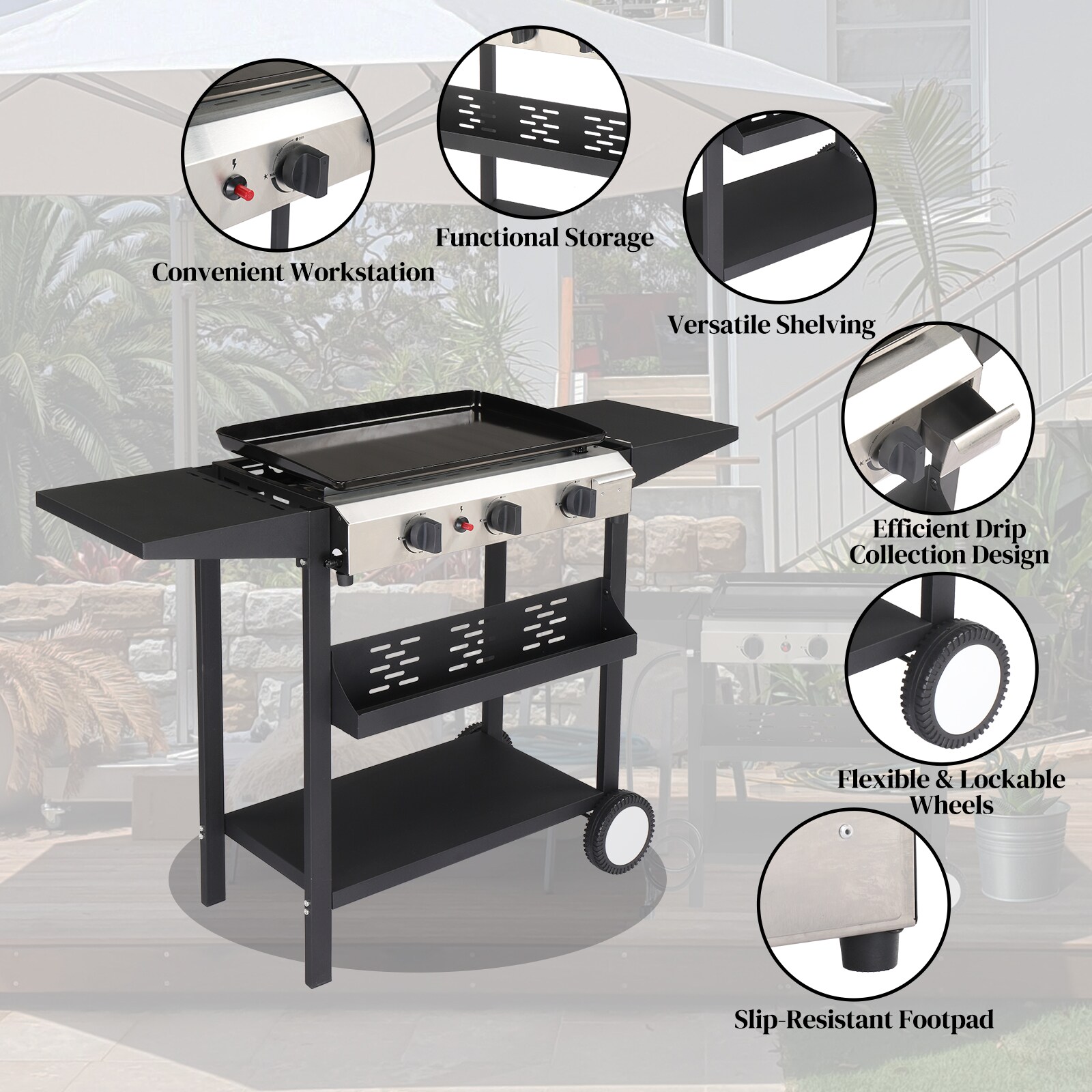 Winado LO1G57000690 Gas-Grill - View #3
