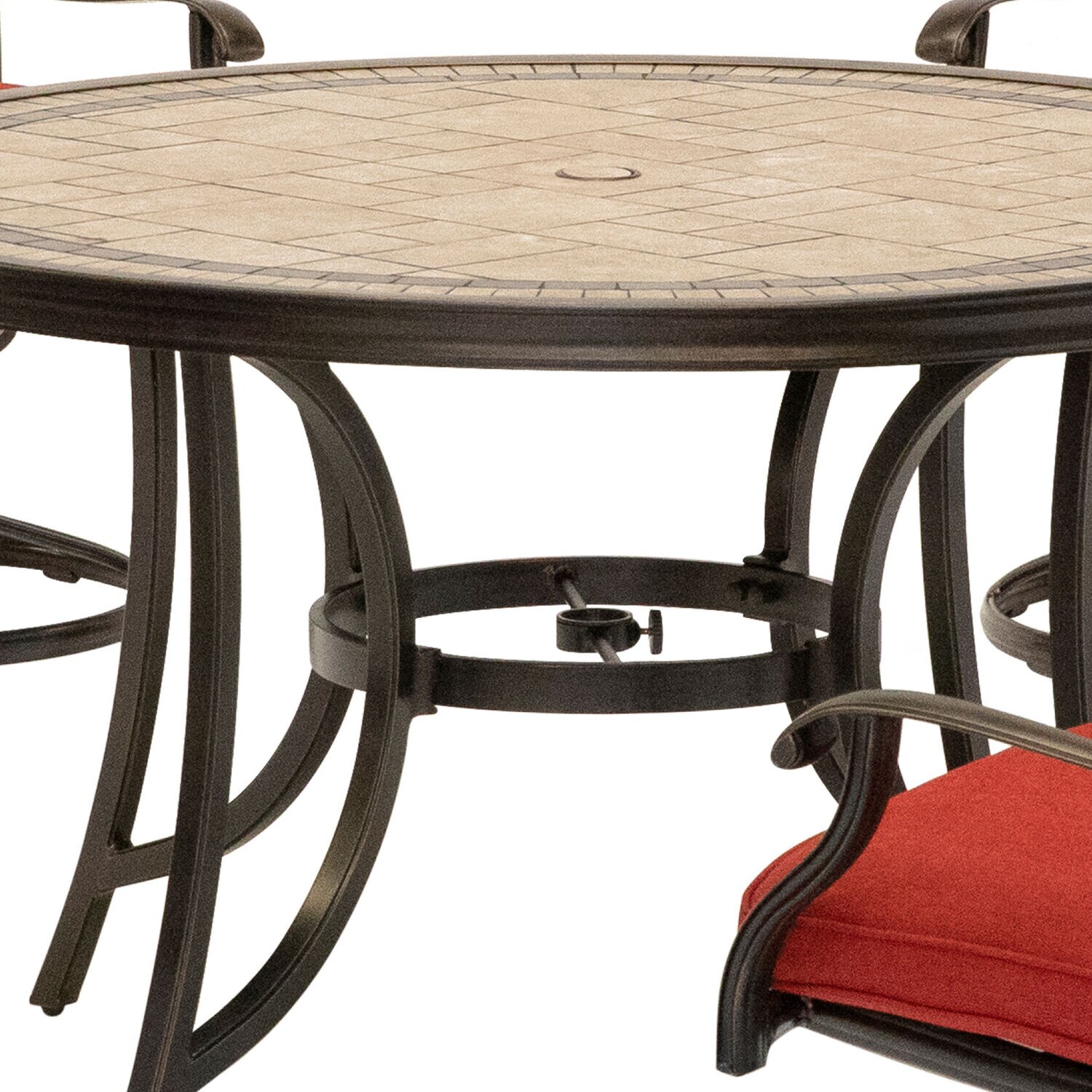 Hanover MONDN5PCSW-4-RED Patio-Dining-Sets - View #11
