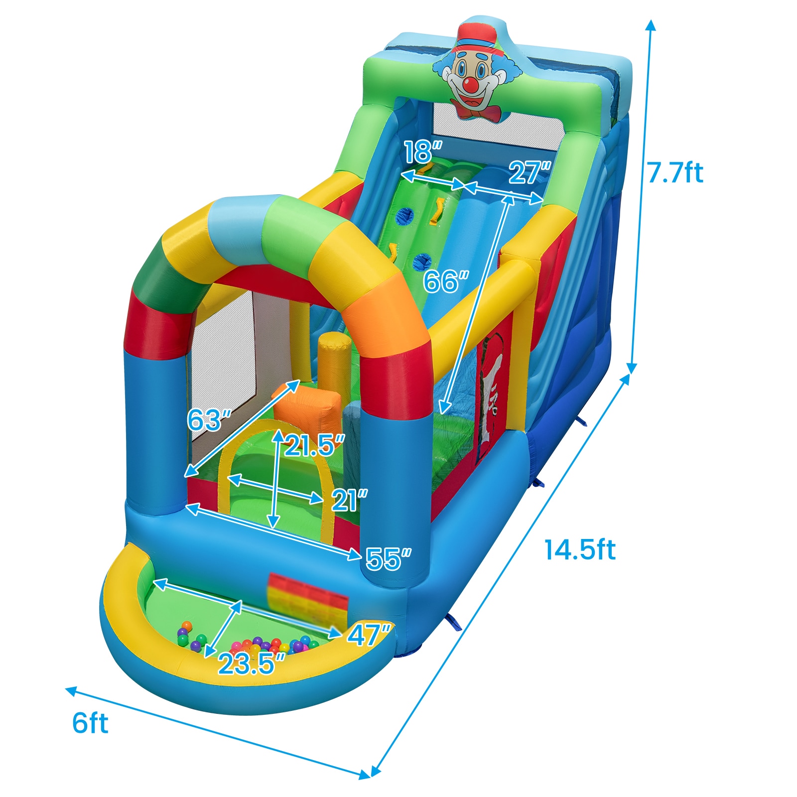 Slickblue D-CO-SU33611PN Bounce-Houses - View #8