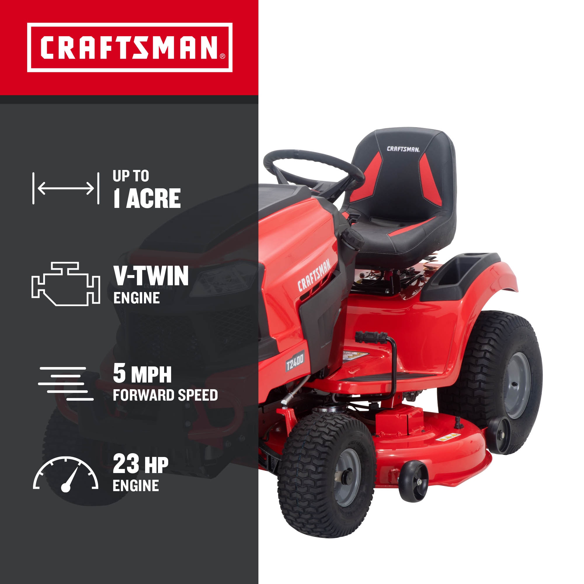 CRAFTSMAN CMXGRAM211302 Riding-Mowers-Tractors - View #2