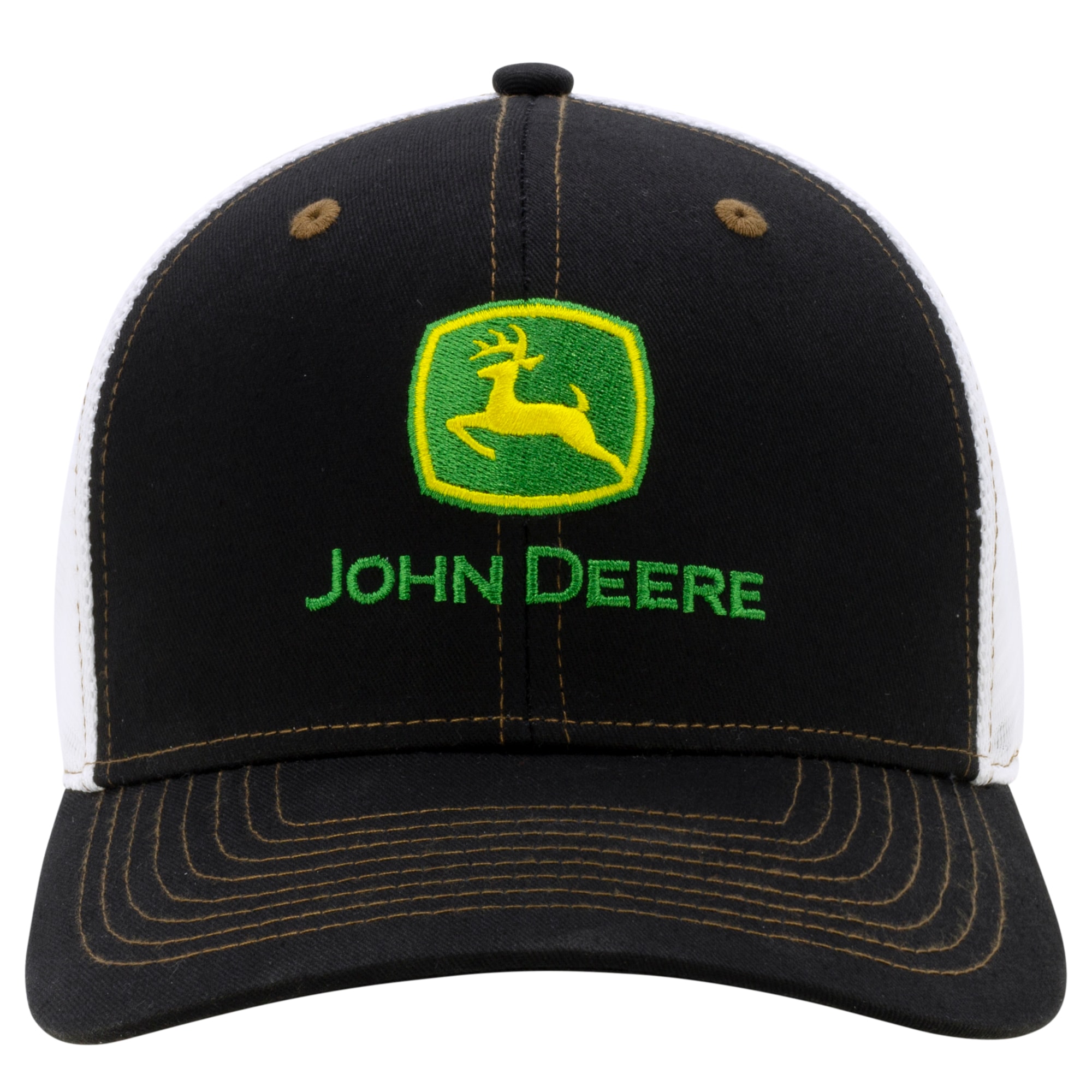John Deere Men's Black Cotton Baseball Cap at