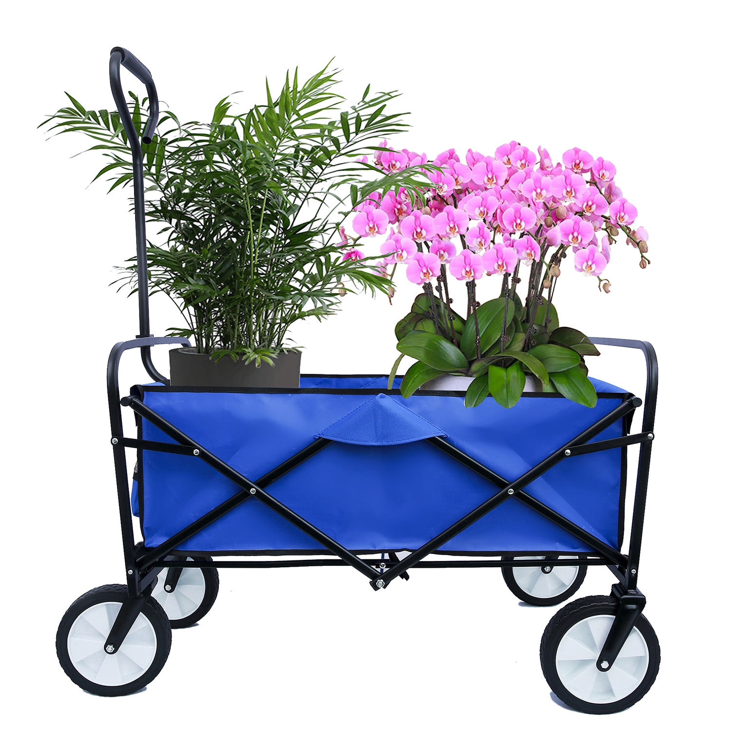 Mondawe MDP-15120 Yard Carts 4-cu ft Canvas Folding Yard Cart