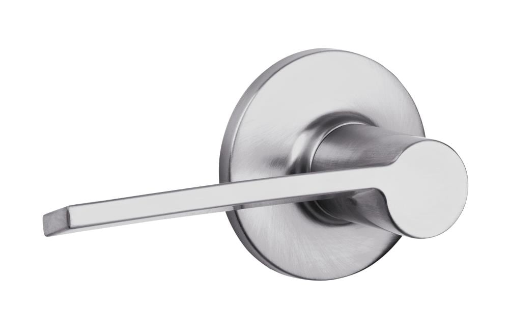 Kwikset 488PLLLH-26D Palmina Satin Chrome Left-Handed Interior/Exterior Dummy Door Handle
