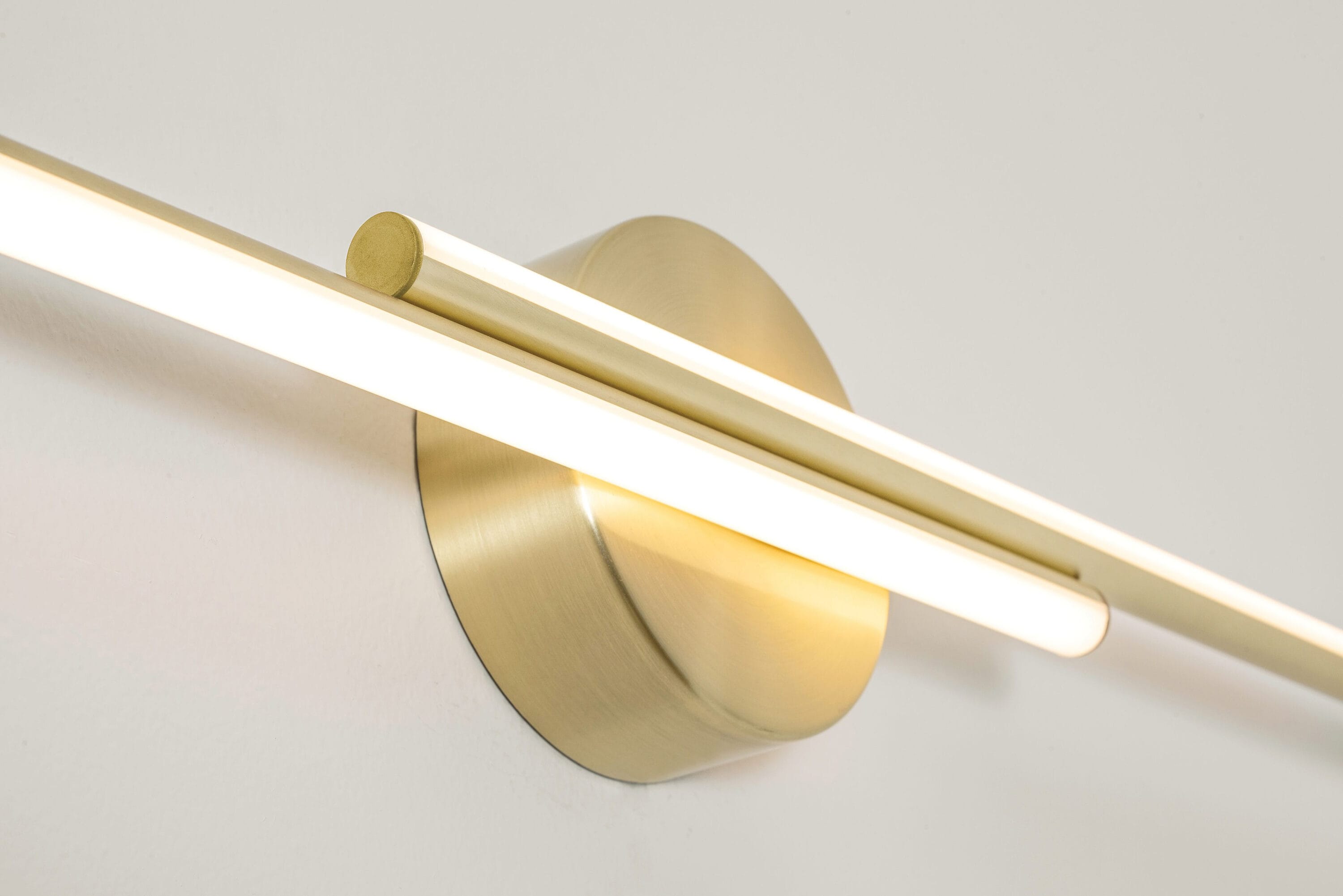 Ella 24'' Satin Brass LED Dimmable Vanity Light