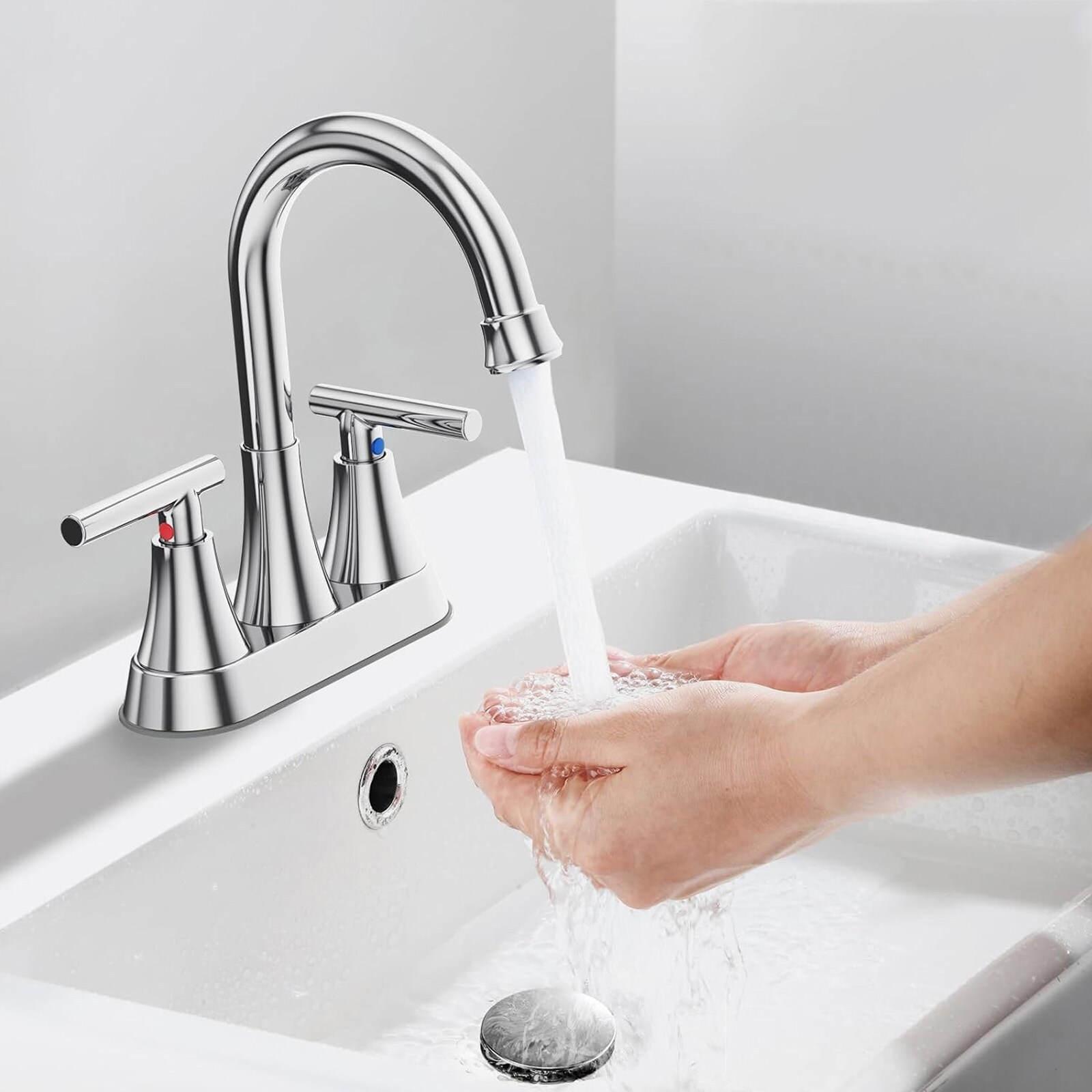 BYH HM-4CS-C Lavatory-Faucets - View #2