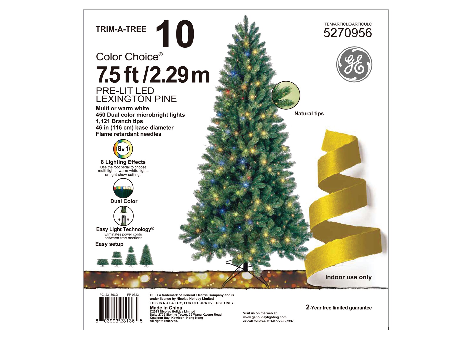 GE 23136LO Artificial-Christmas-Trees - View #9