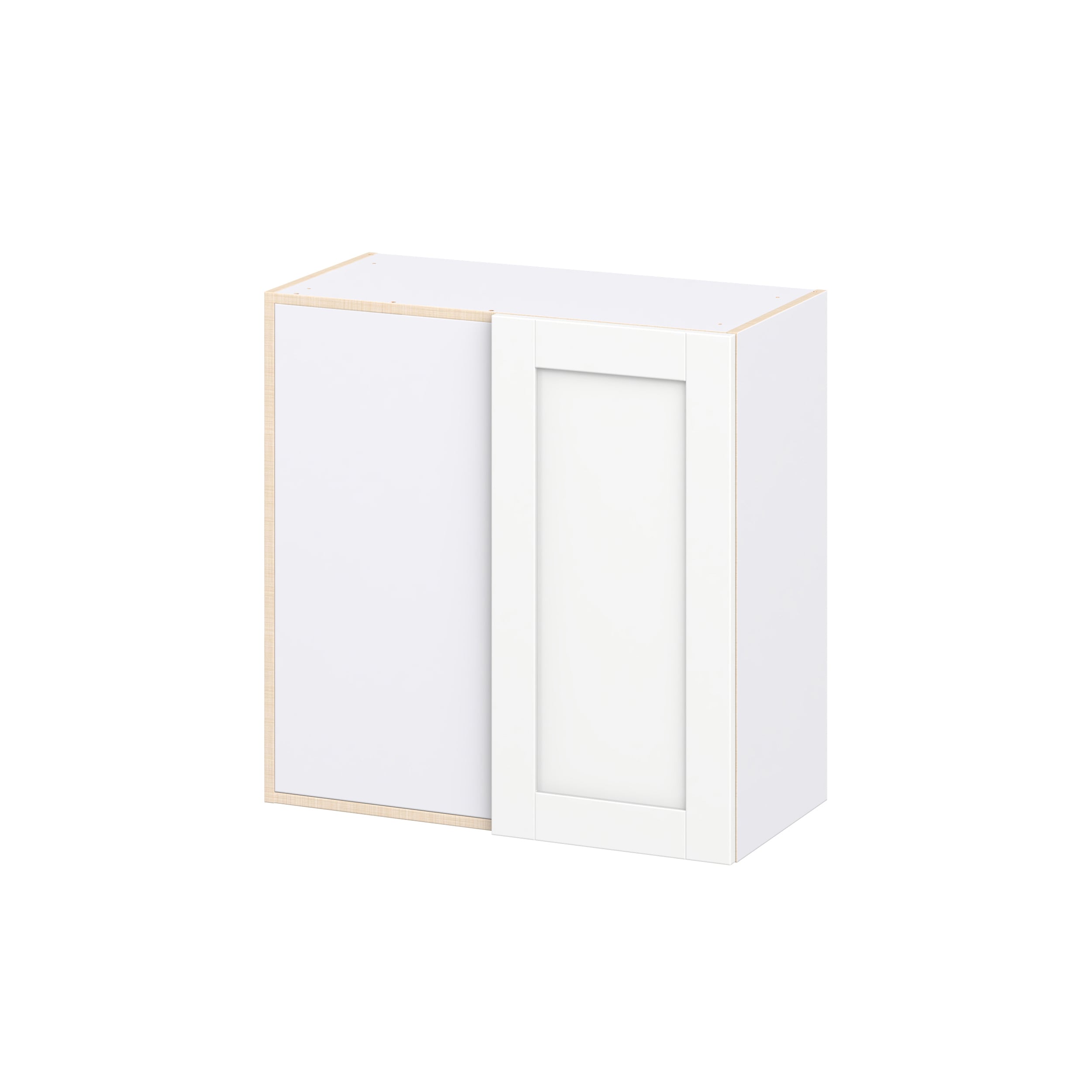 Hugo&Borg Rosemont 30-in W x 30-in H x 14.75-in D Bright White Laminate Blind Wall Fully Assembled Cabinet Recessed Panel Shaker