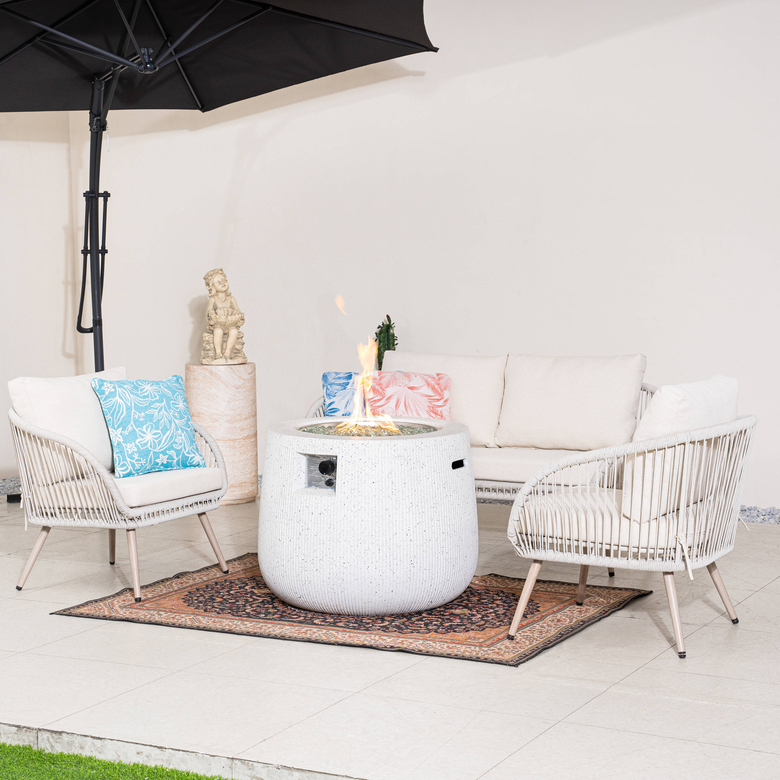 Direct Wicker DWS-2540G&24933TA Patio-Conversation-Sets - View #7