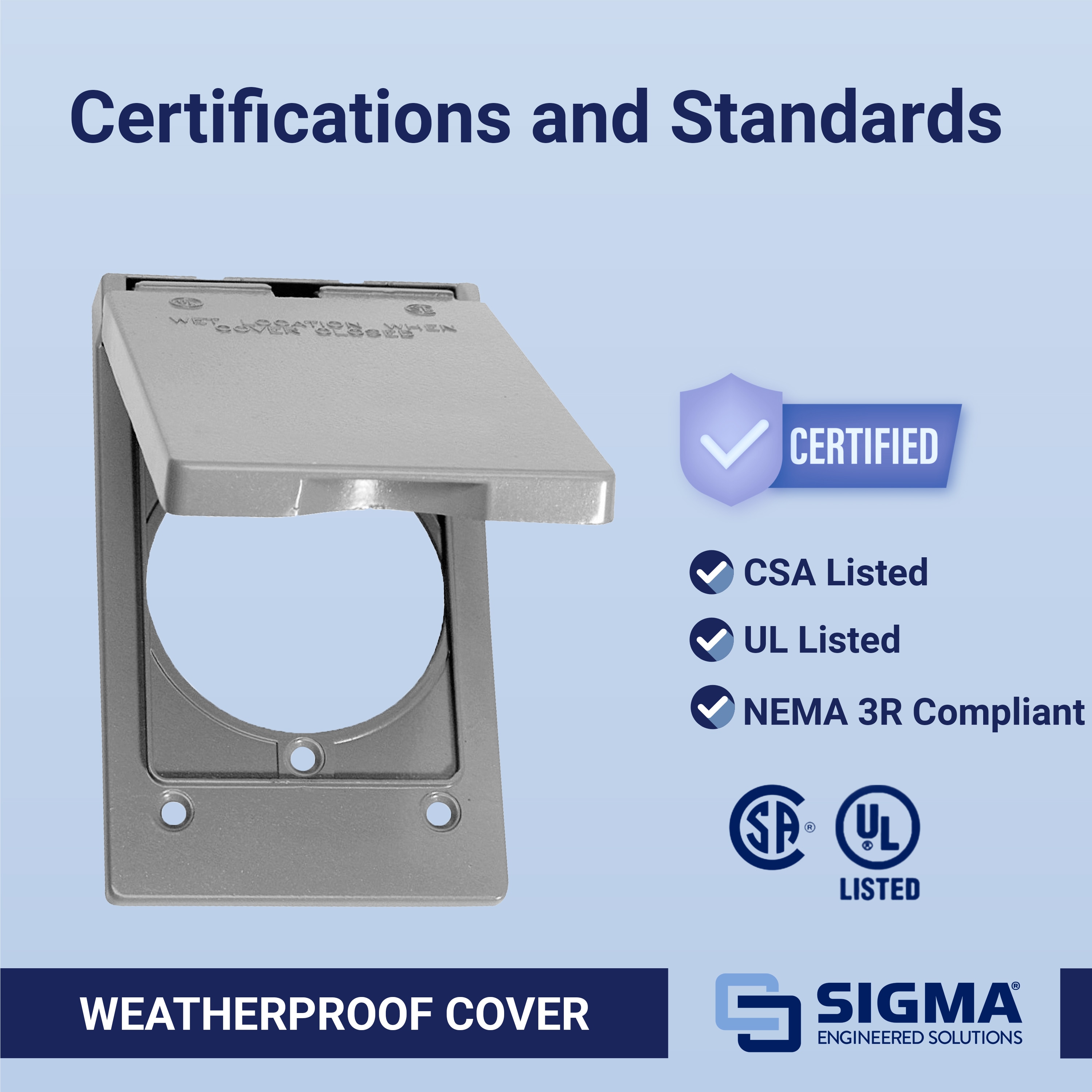 Sigma Engineered Solutions 14243 Electrical-Box-Covers - View #5