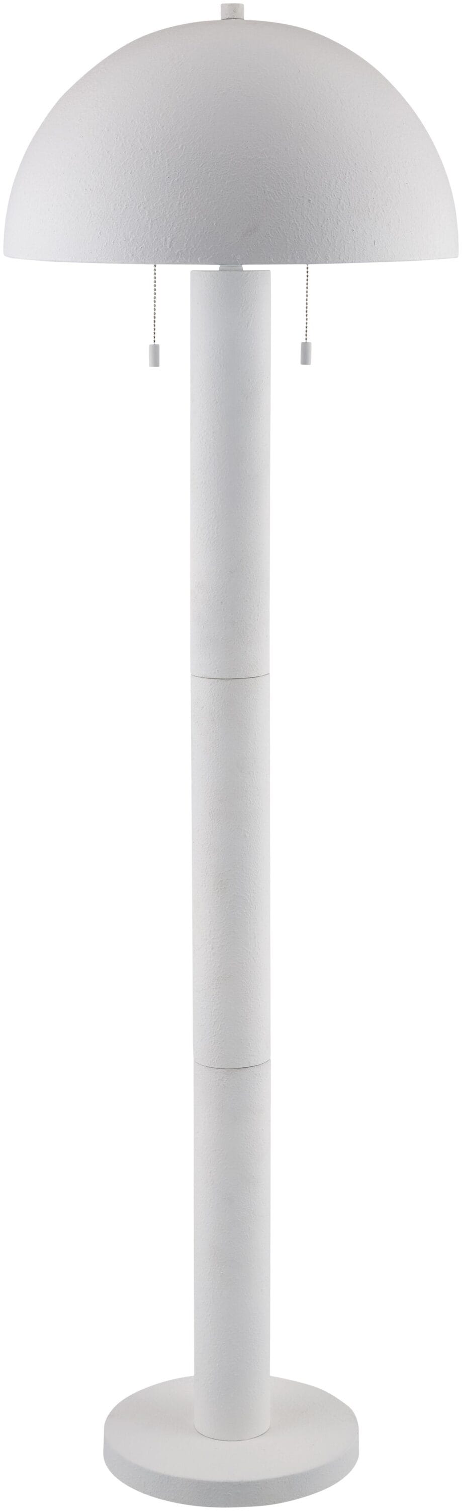 Livabliss - Hobro 75-in White Standard Floor Lamp with Metal Shade