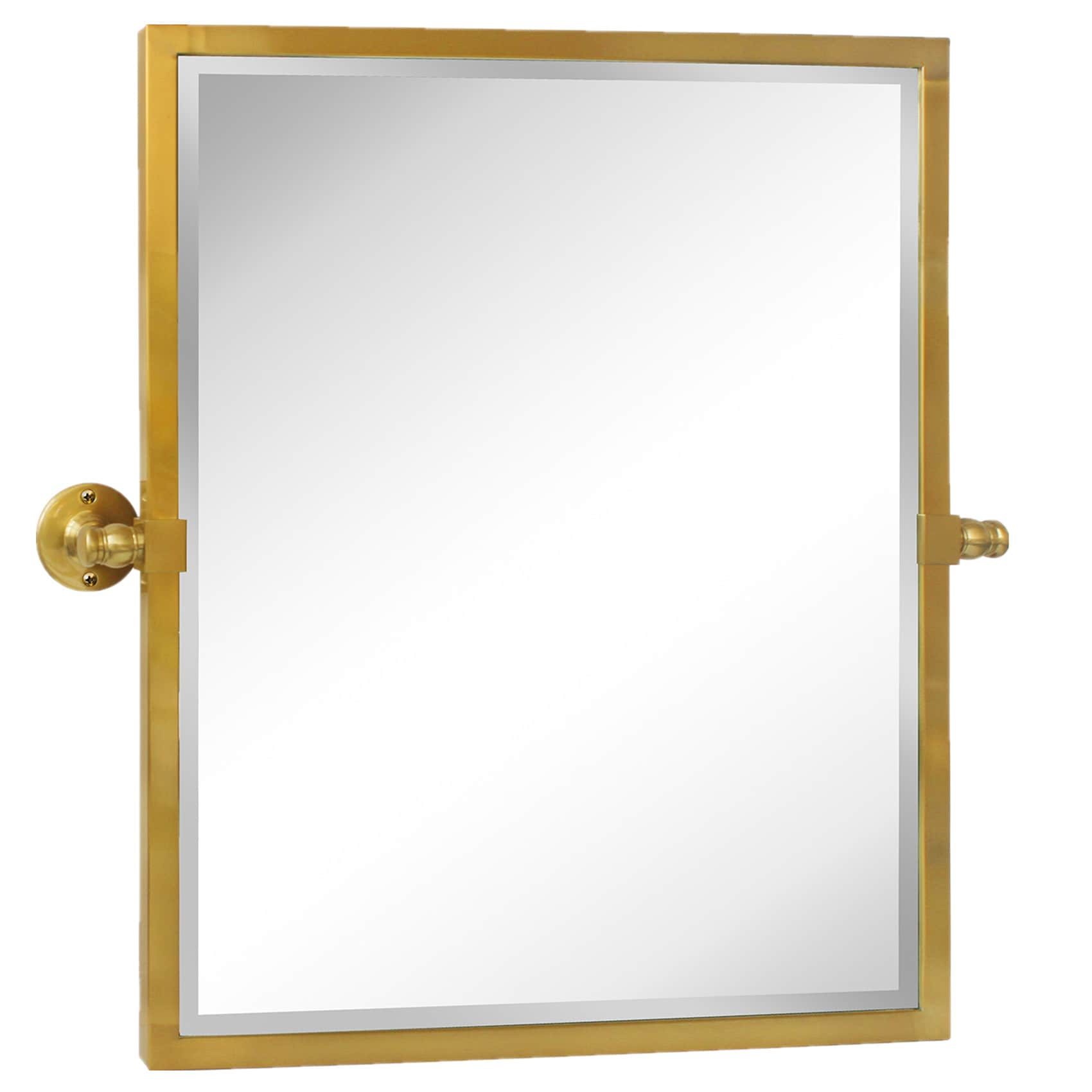 TEHOME Blakley Rectangle Wall Mirror 20-in X 24-in Tilting Bathroom ...