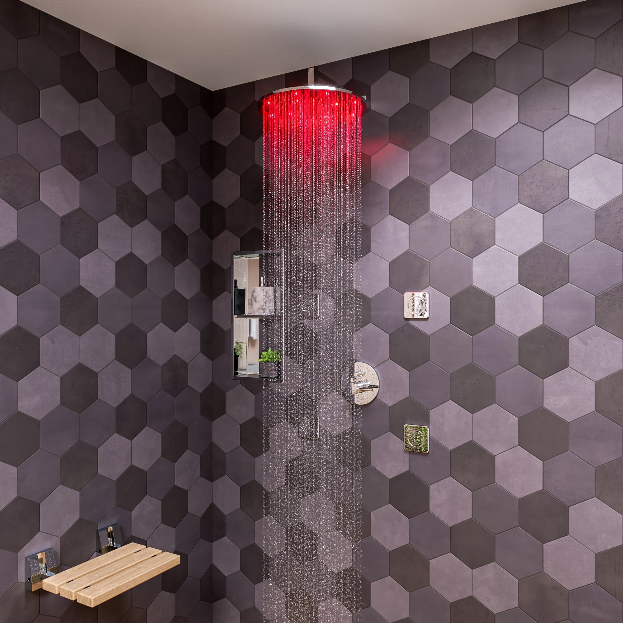 ALFI LED16R-PC Fixed-Showerhead - View #10