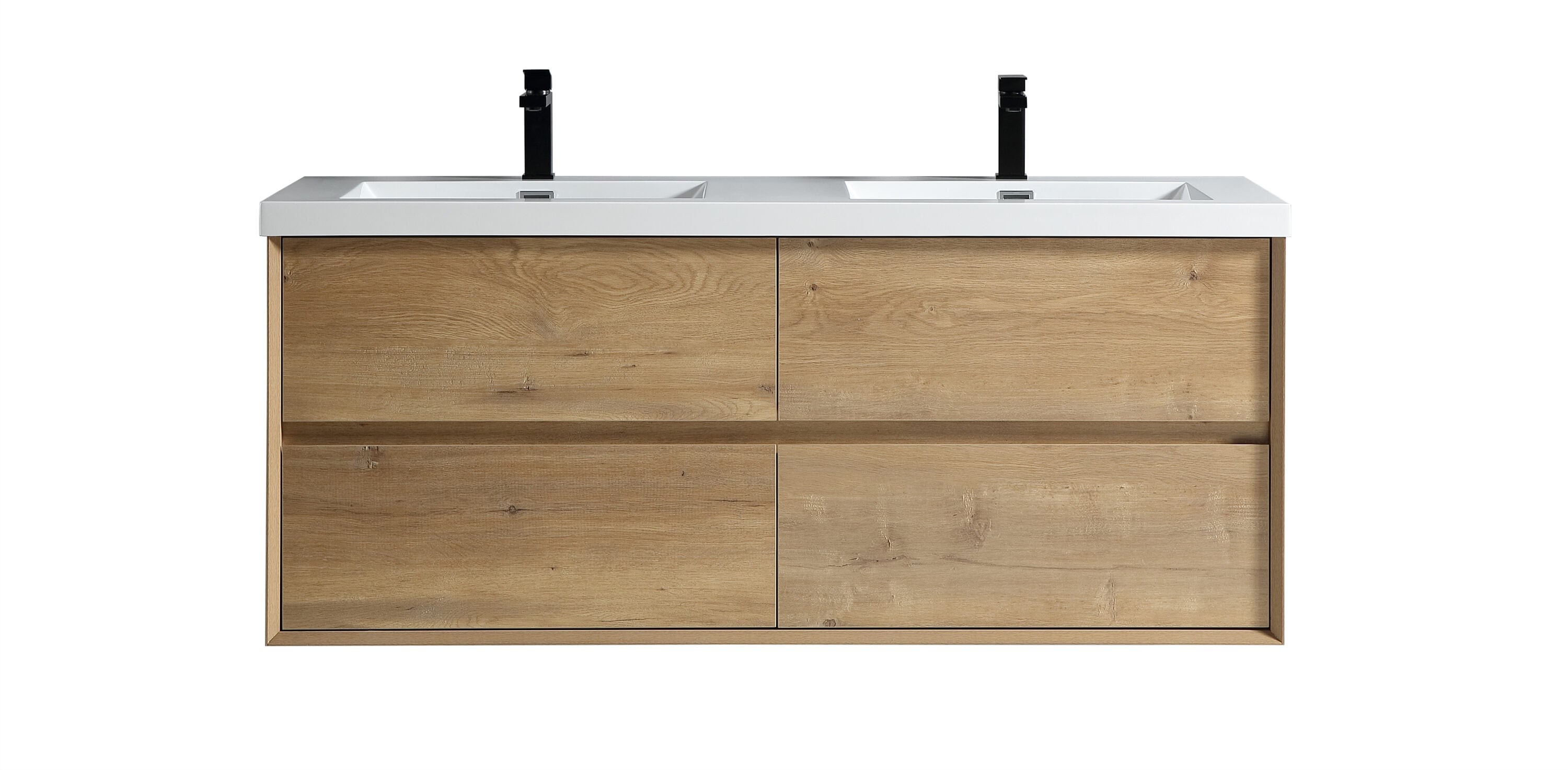 BV Better Vanity SLIM60D-OAK Bath-Vanity-Combo - View #2