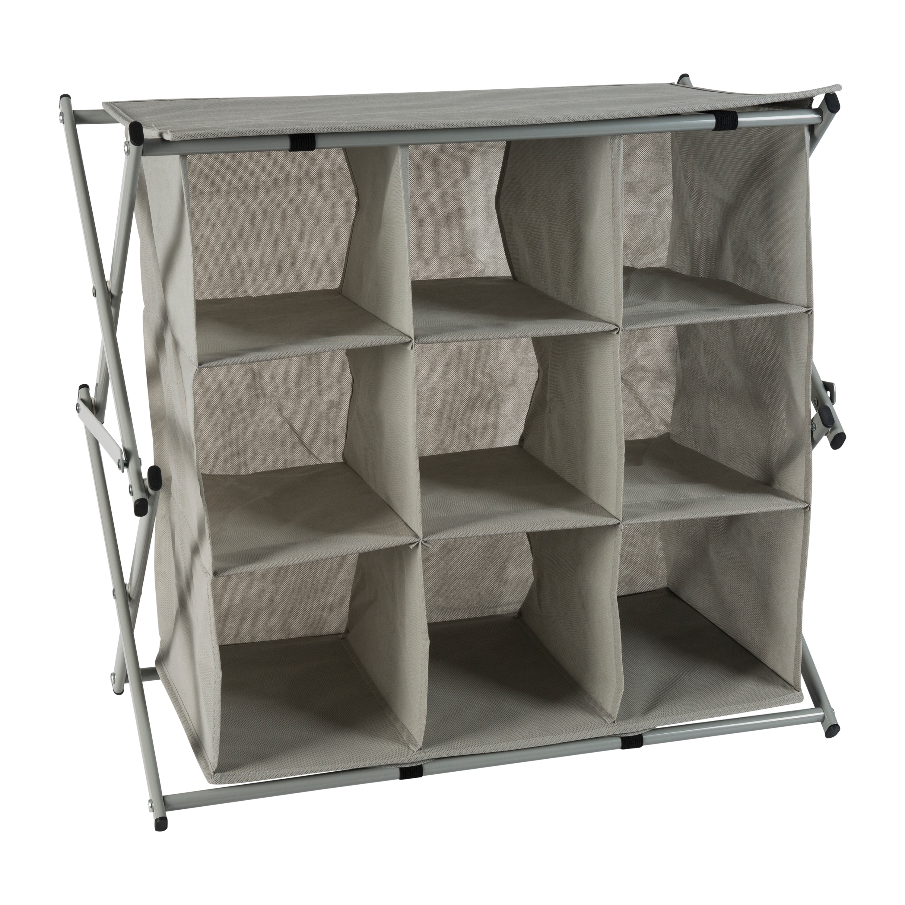 16 Cube Storage Organizer - 4-Tier Stackable Shoe Organizer - Free