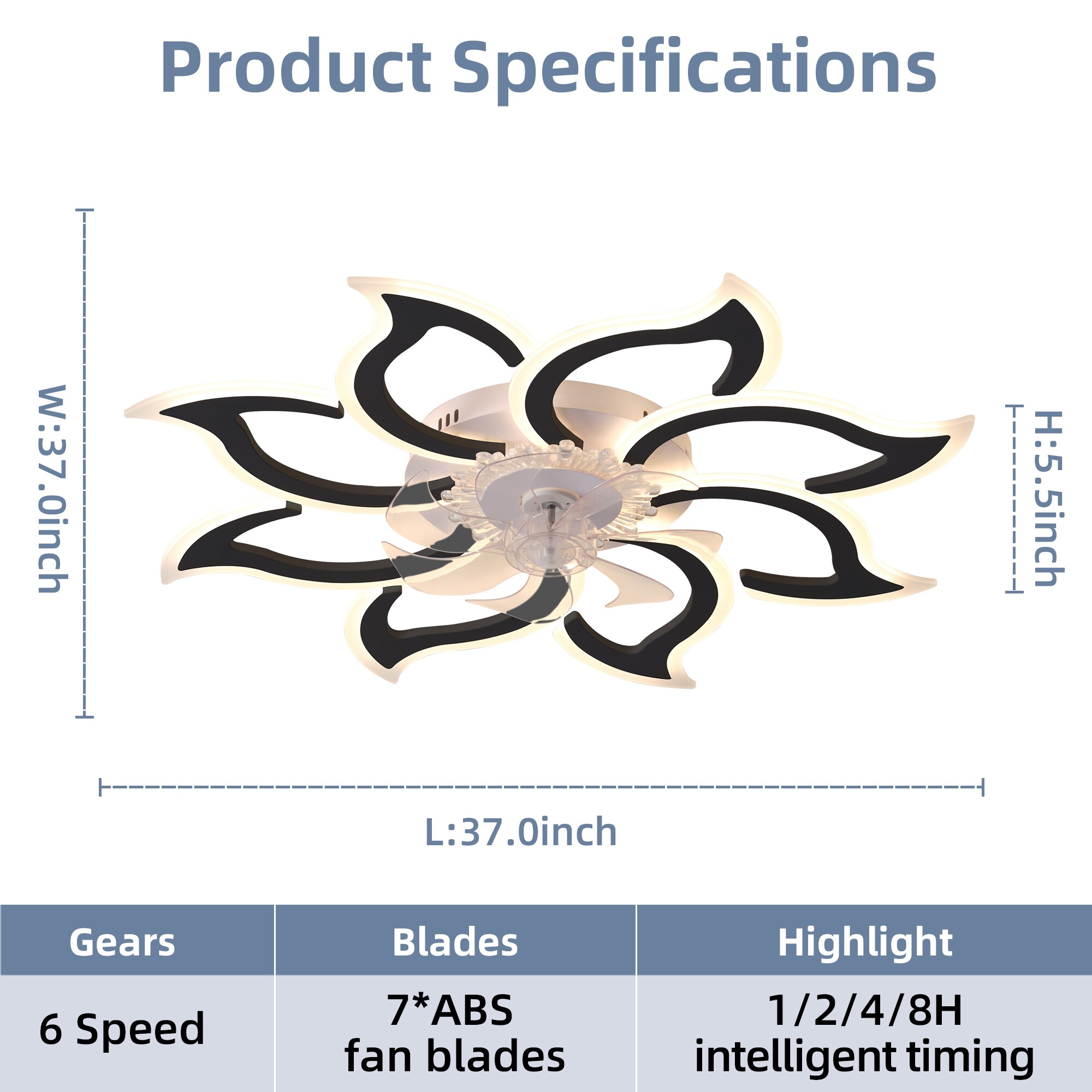 Blisstyle CLF336 Ceiling-Fans - View #2