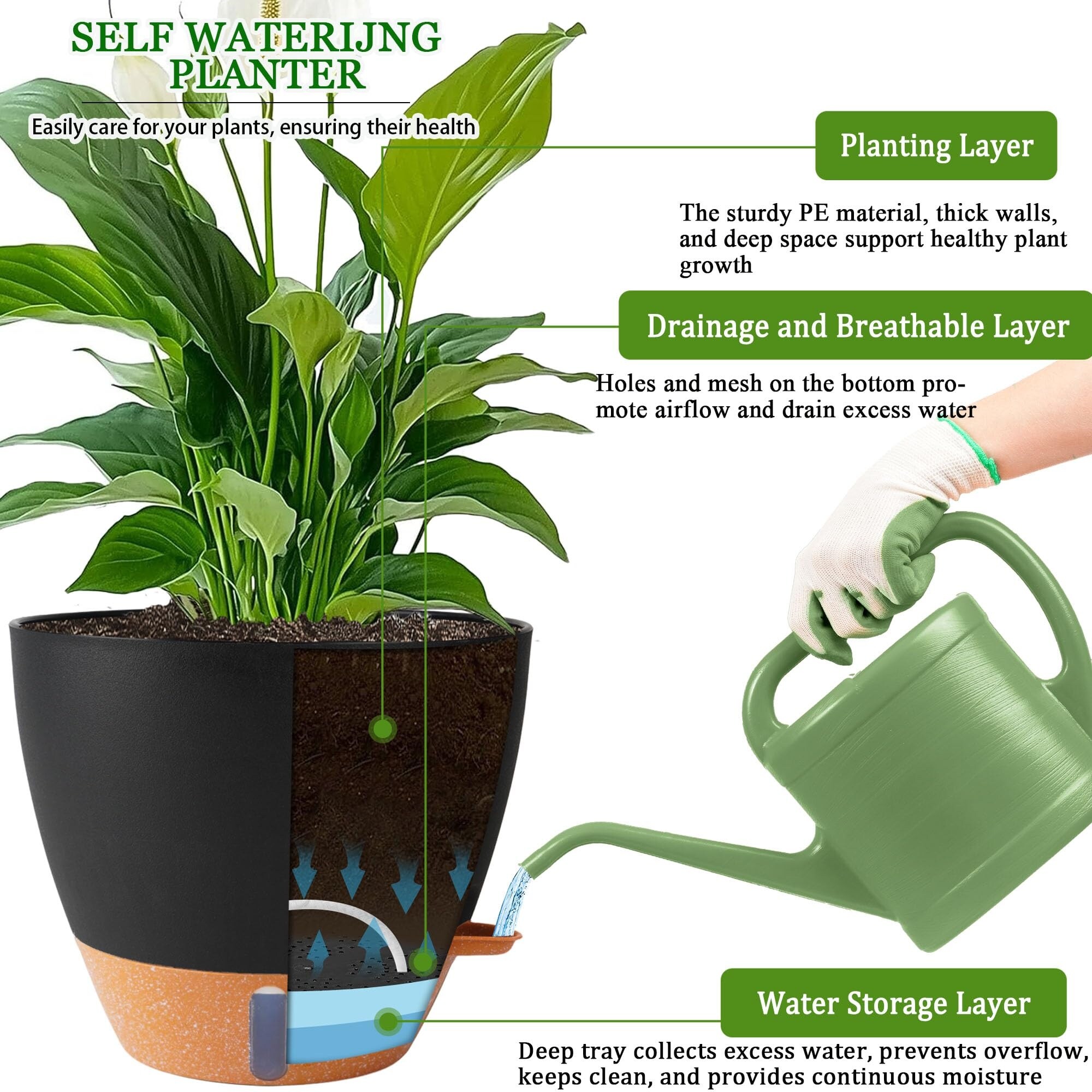 Adrinfly L05AD10024 Planter-Window-Box - View #3