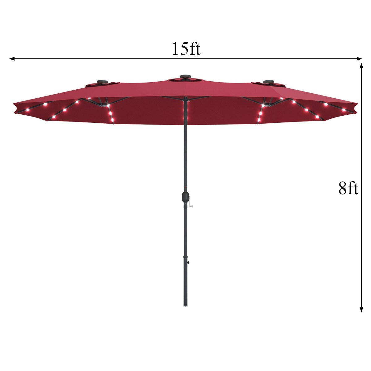 Mondawe 15FT PATIO UMBRELLA Umbrellas-2 - View #10