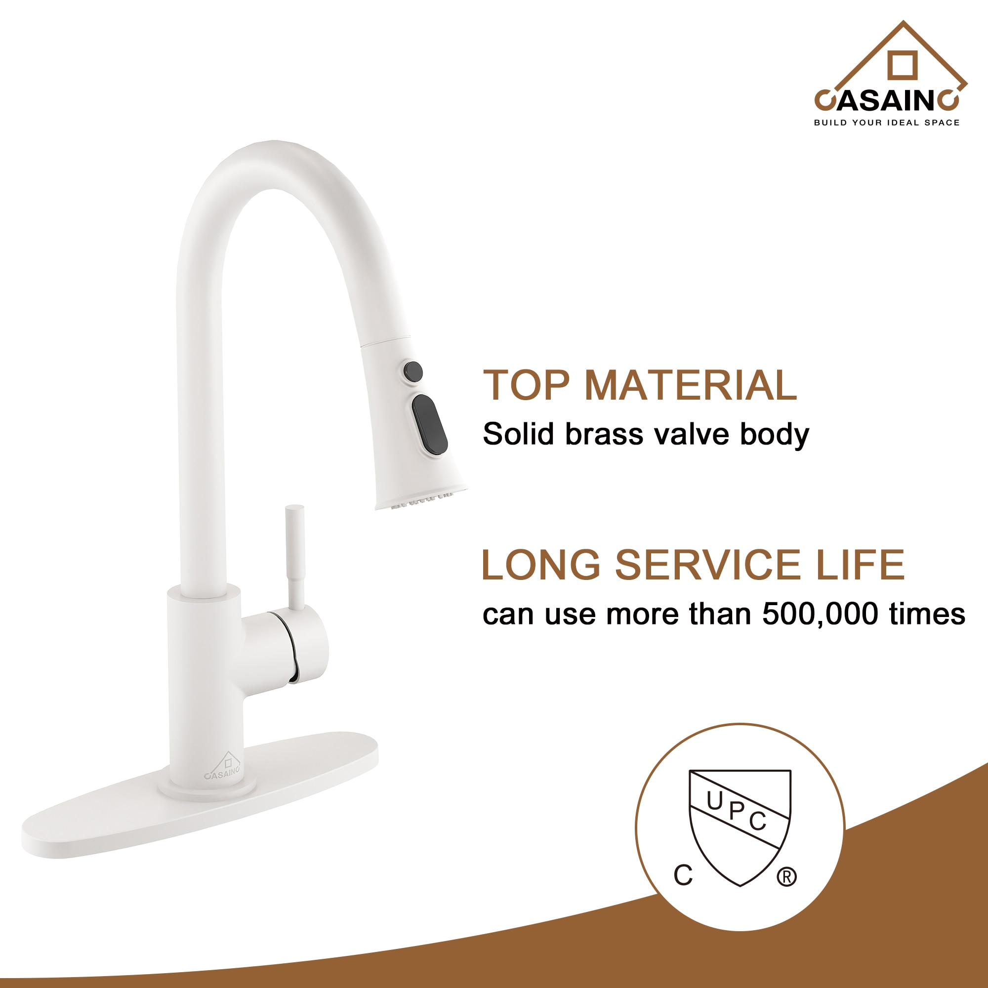 CASAINC CA-D3411-MW Kitchen-Faucets - View #5