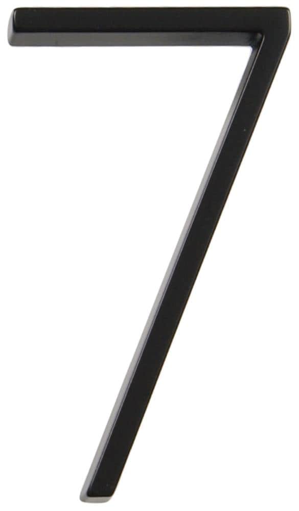 Hillman 843197 Distinctions 5-in Black Number 7