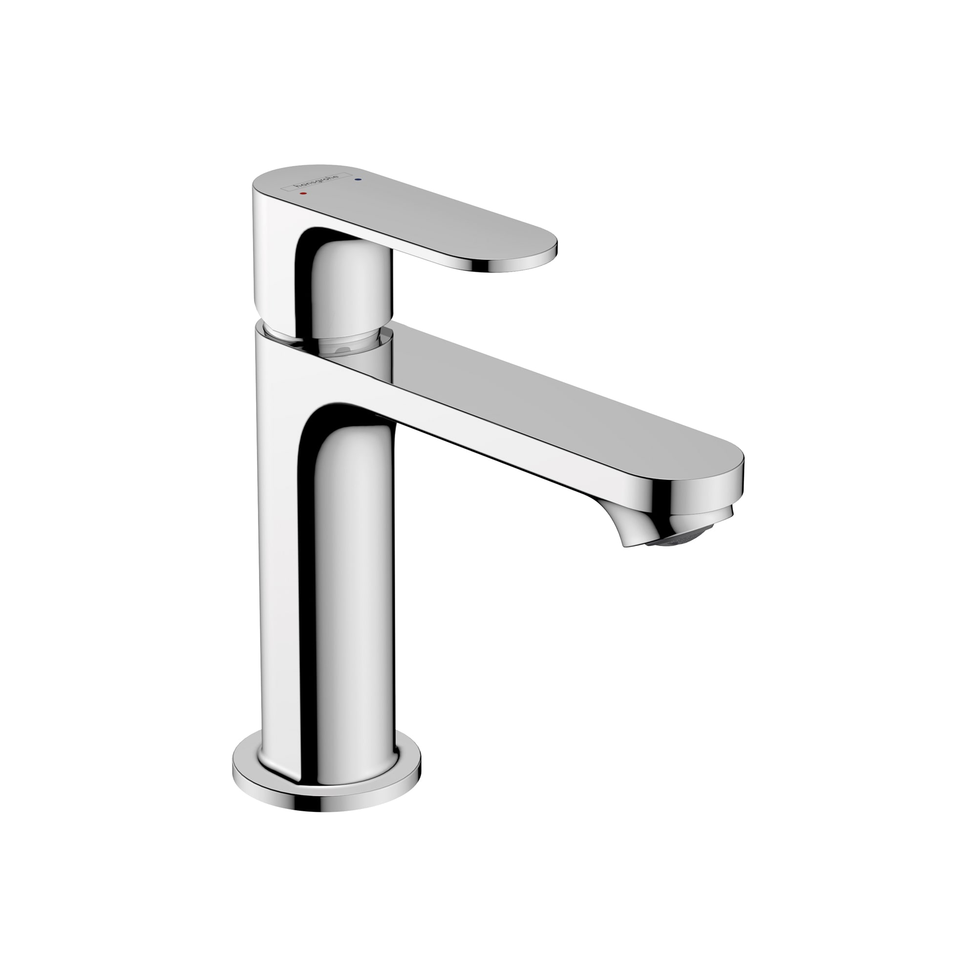 Hansgrohe 72517001 Rebris S Chrome Single hole 1-handle WaterSense Low-arc Residential Handle Bathroom Sink Faucet with Drain
