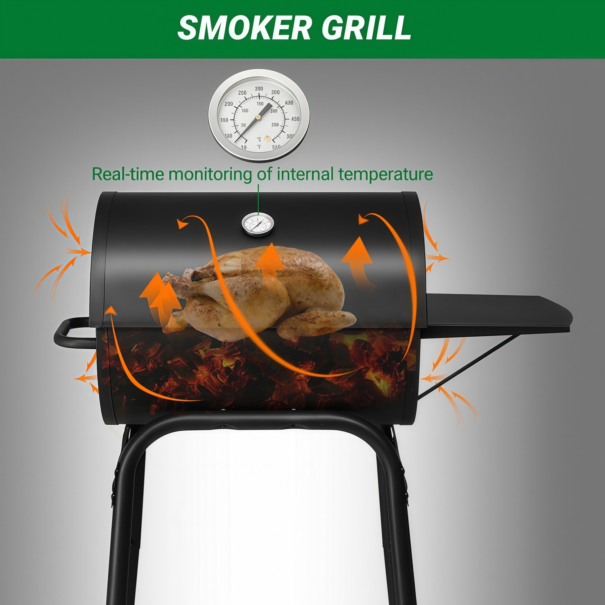 Numhew NHDREW37667 Charcoal-Grills - View #6