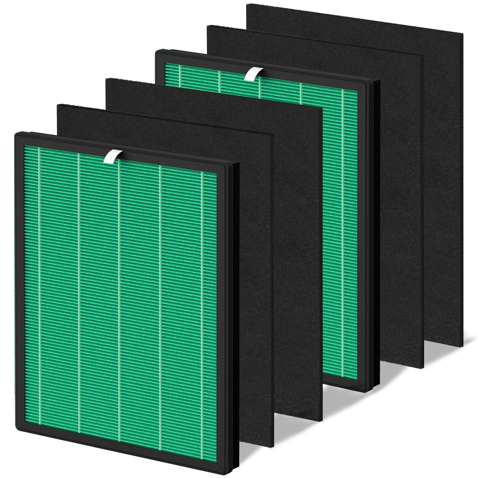 DYRCJ  compatible filter set for Airmega 150 Air Purifier Includes Two Green True high-efficiency Filters and Four Active Carbon Filters