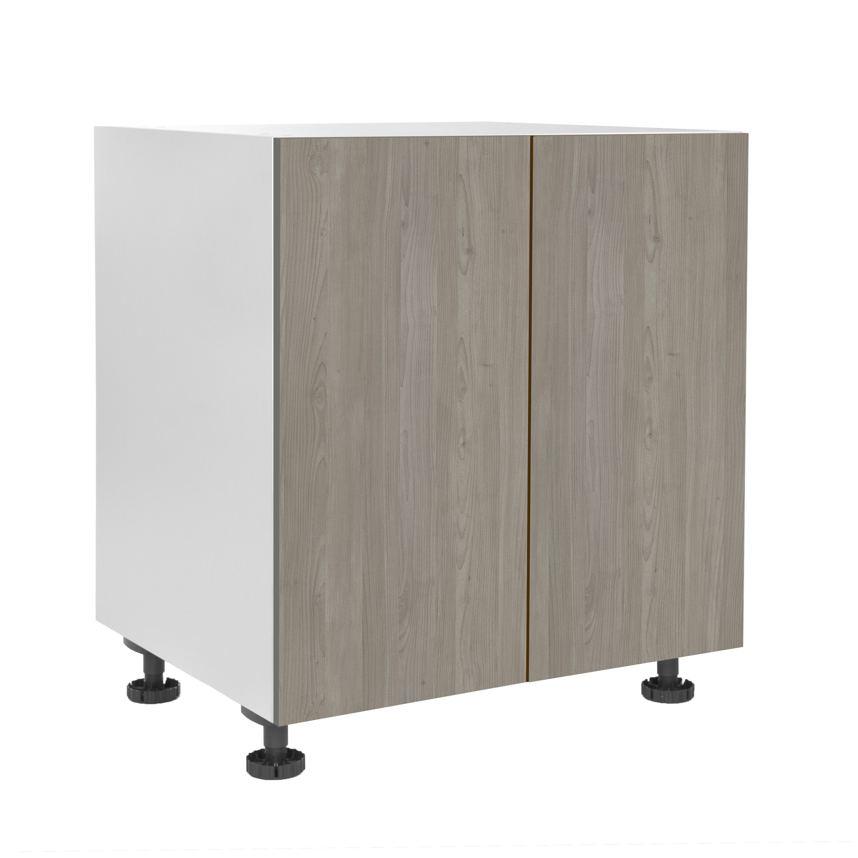 Cambridge 30-in W x 34.5-in H x 24-in D Grey Nordic Wood Engineered Wood Door Base Stock Cabinet